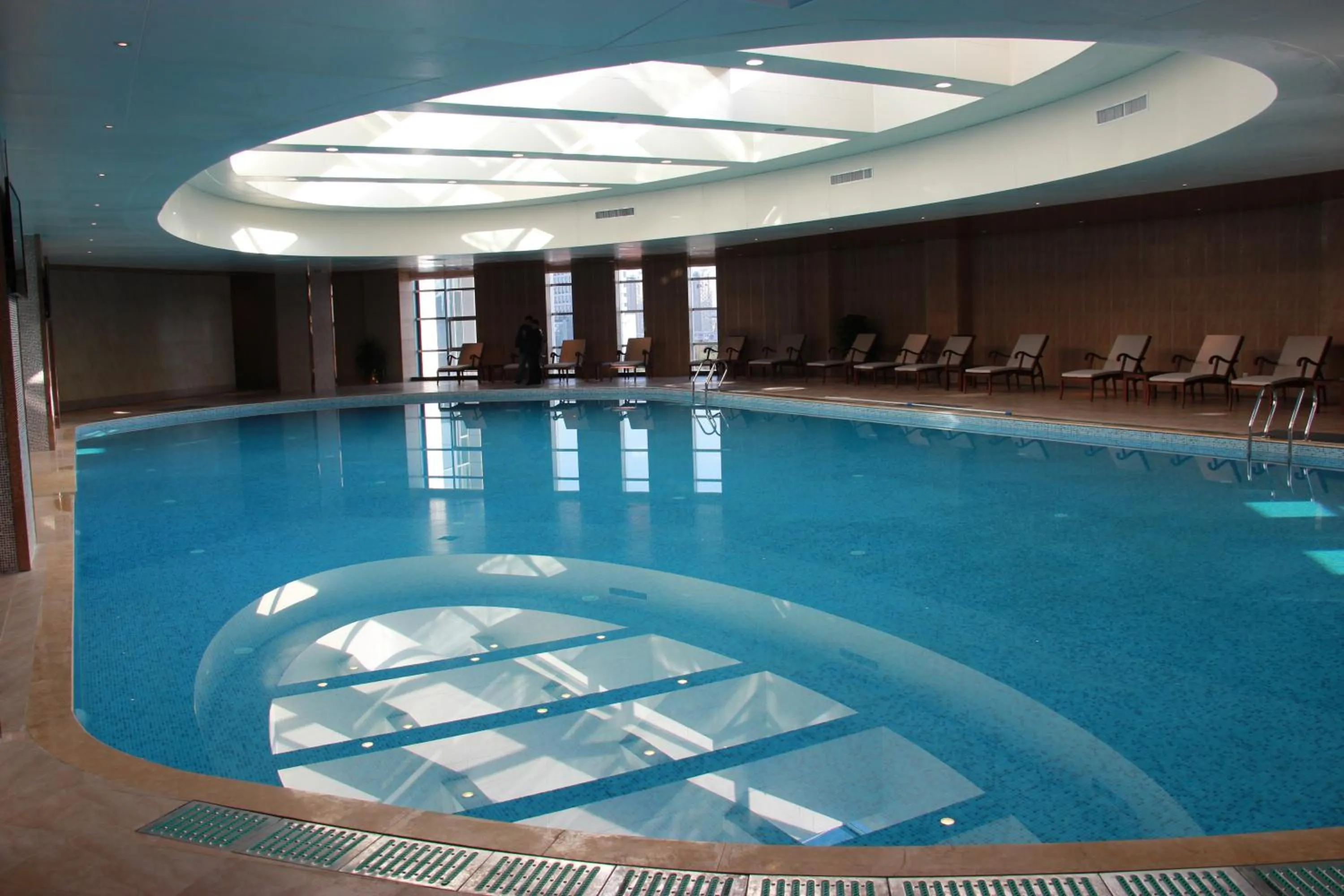 Swimming pool in Jinling New Town Hotel Nanjing
