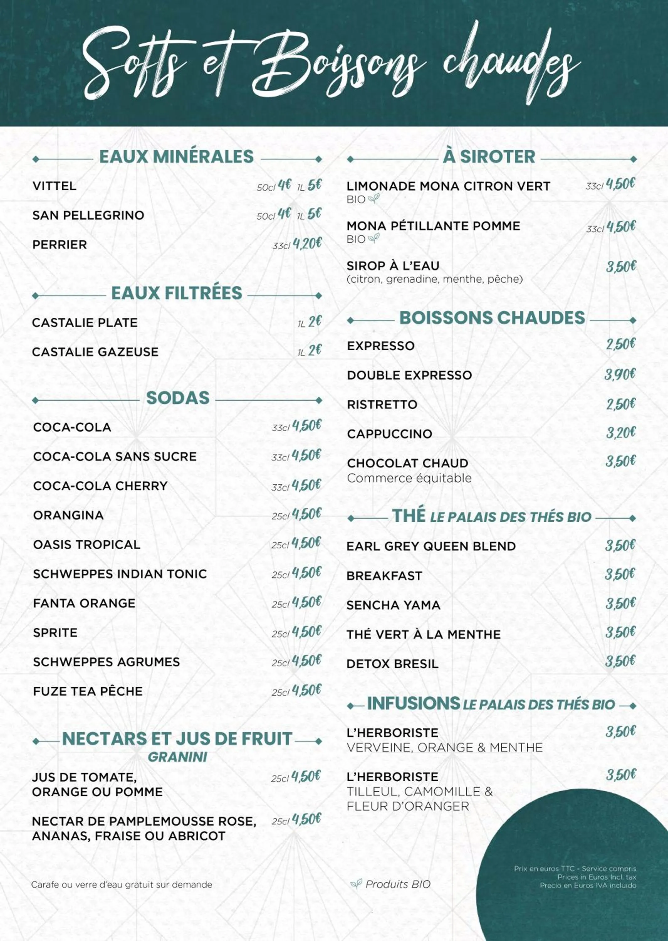 Restaurant/places to eat in Mercure Paris Porte d'Orleans