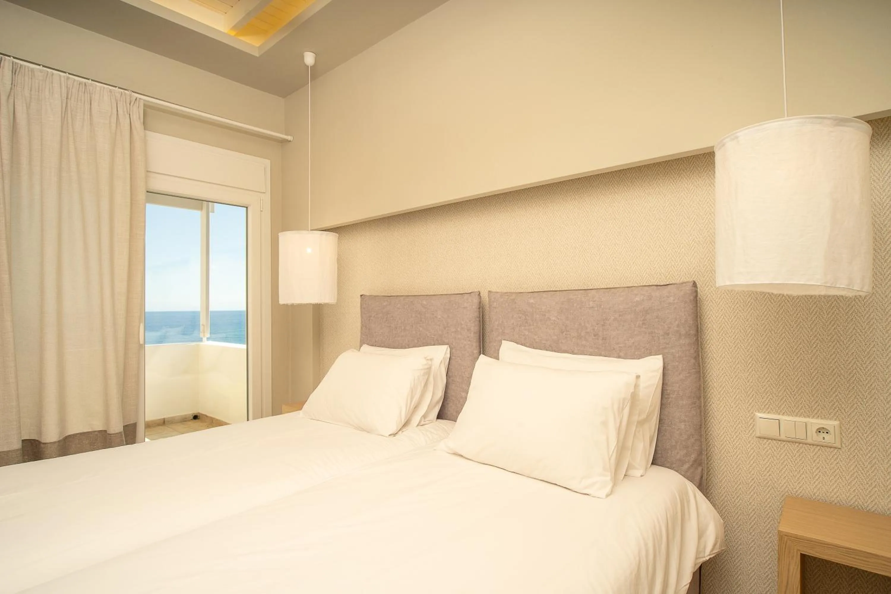 Bed in Fata Morgana Studios & Apartments