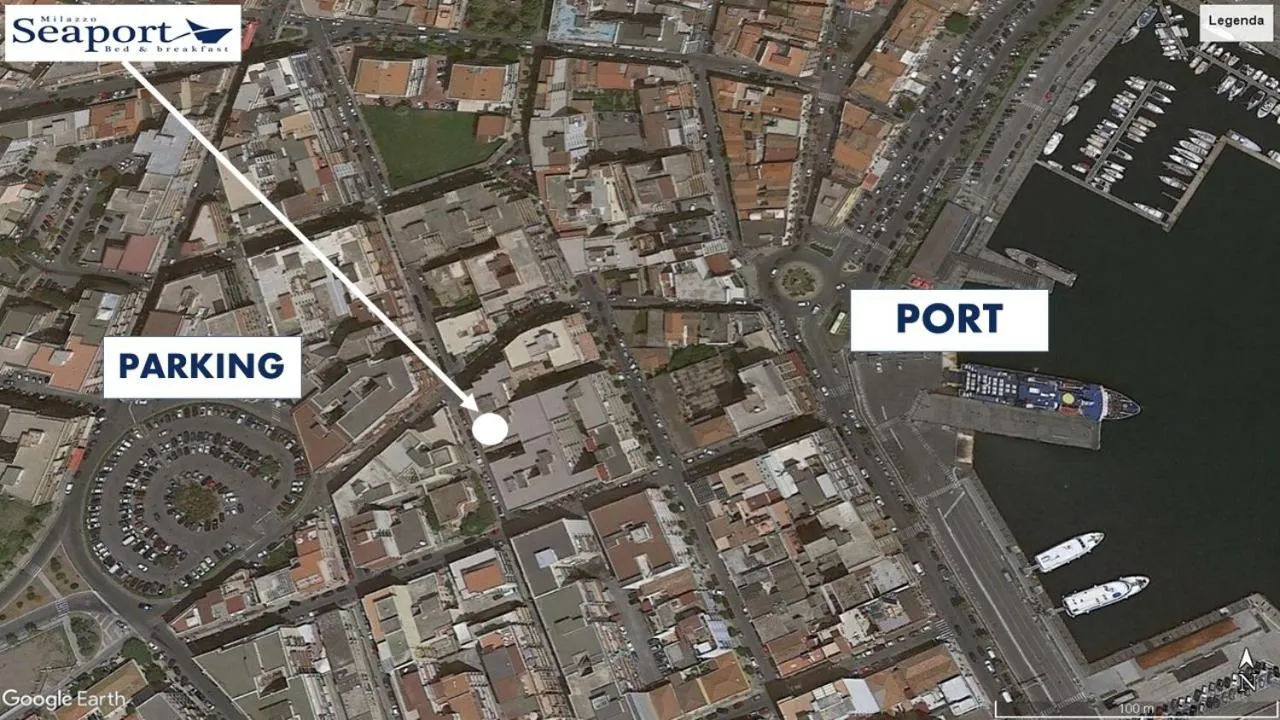 Bird's eye view in Milazzo Aeolian Sea Port B&B