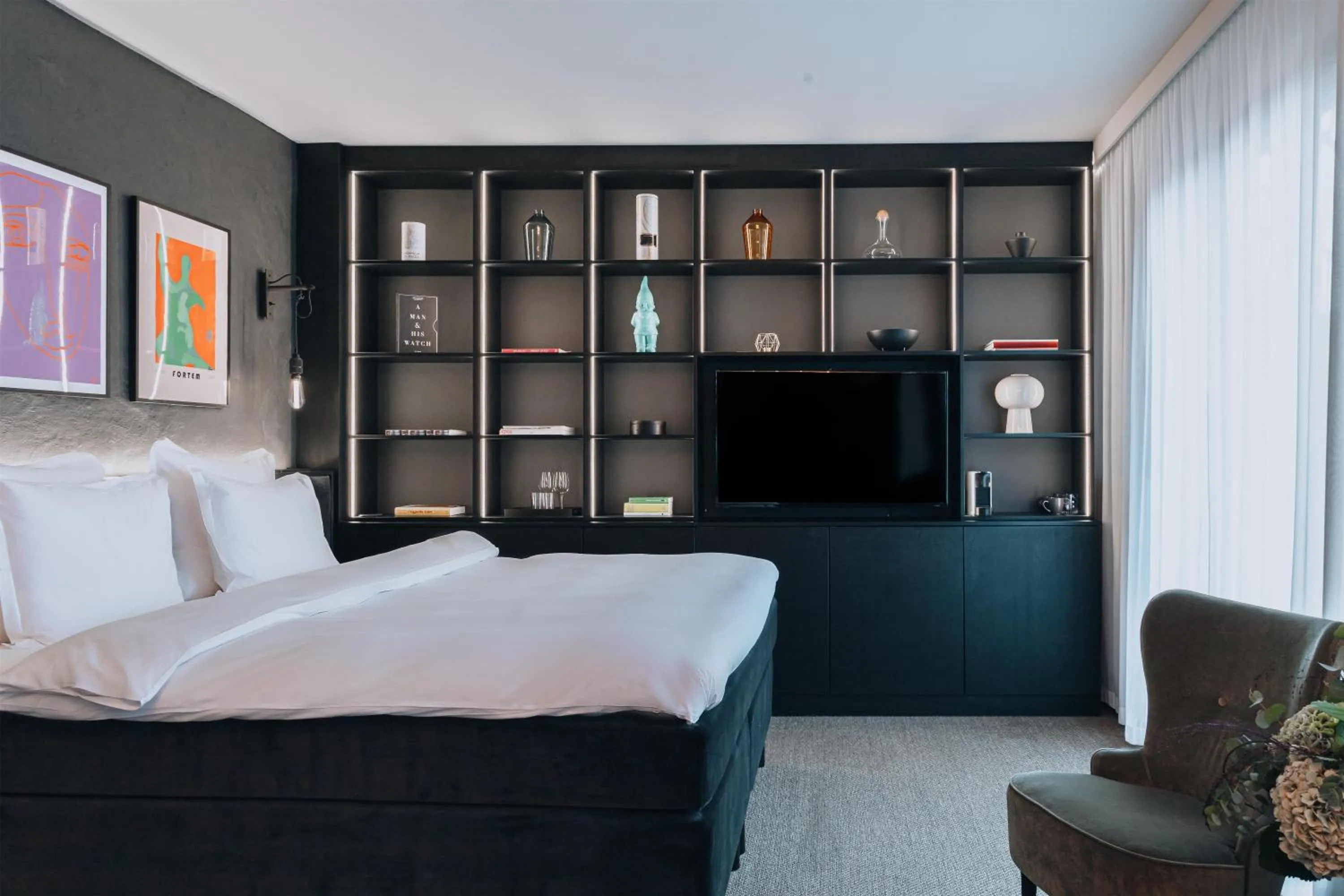 Bedroom, Bed in STORY HOTEL STOCKHOLM STUREPLAN, in JdV by Hyatt