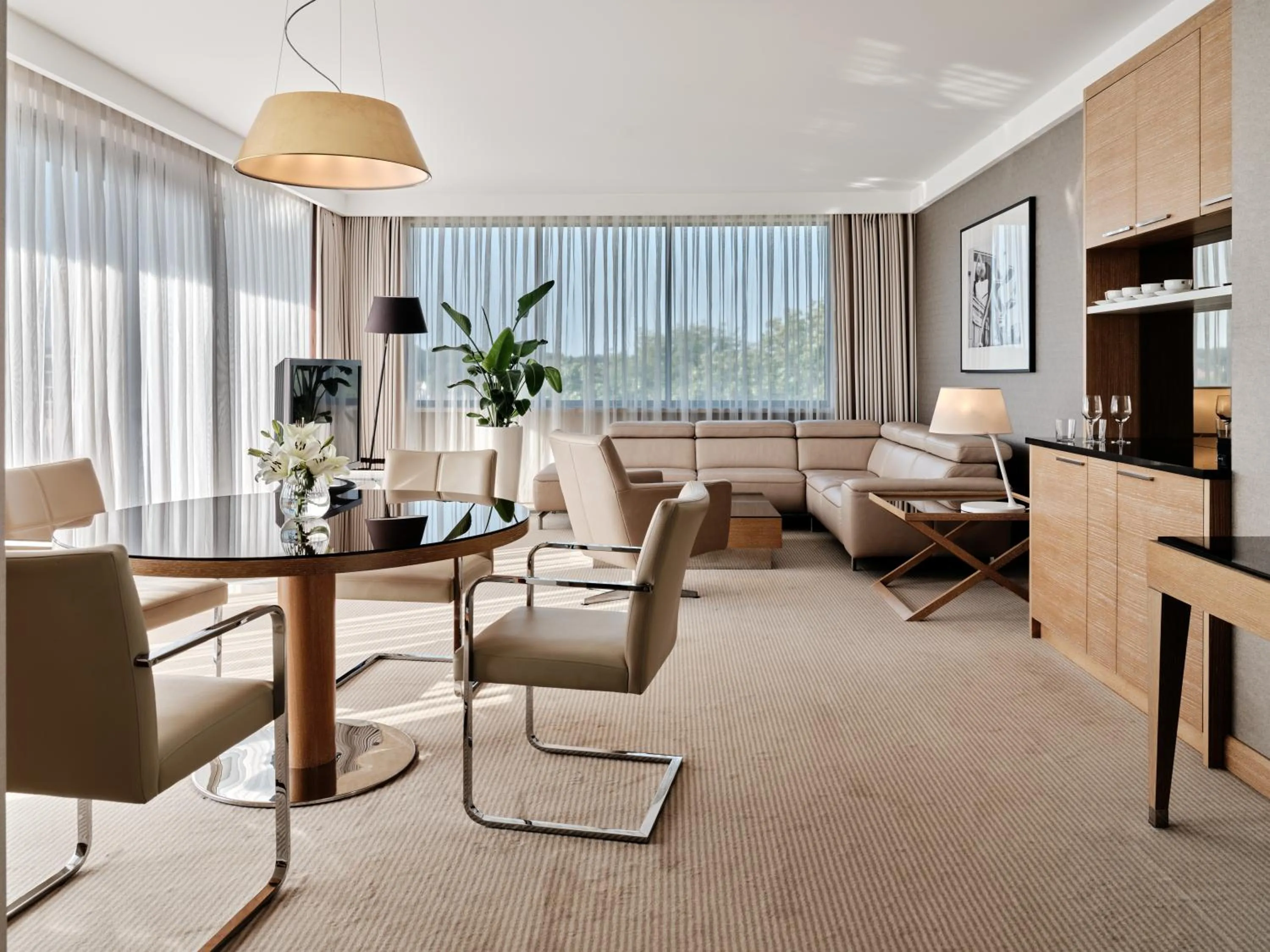 Dining area in GrandHotel Tiffi