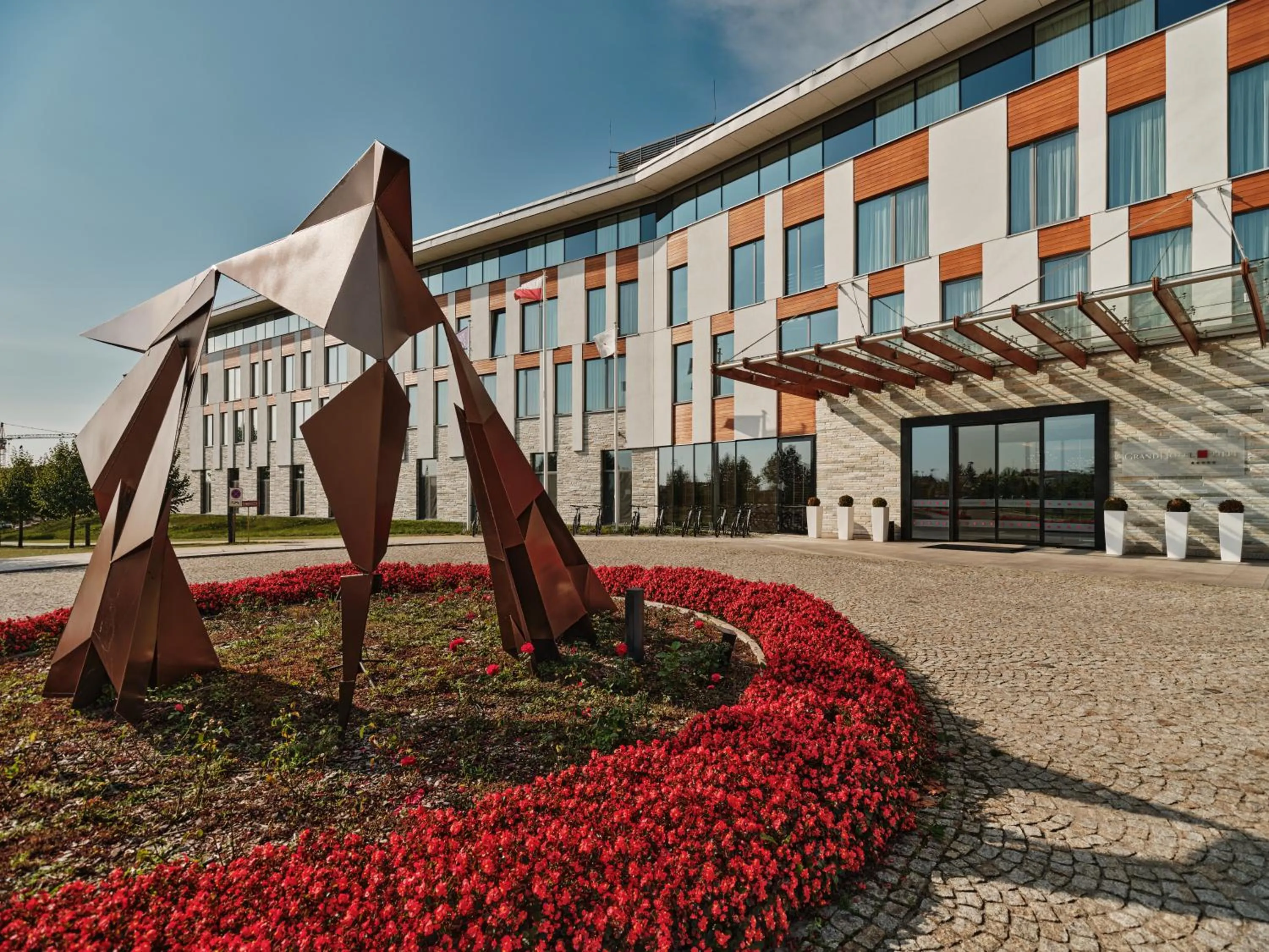 Garden view in GrandHotel Tiffi