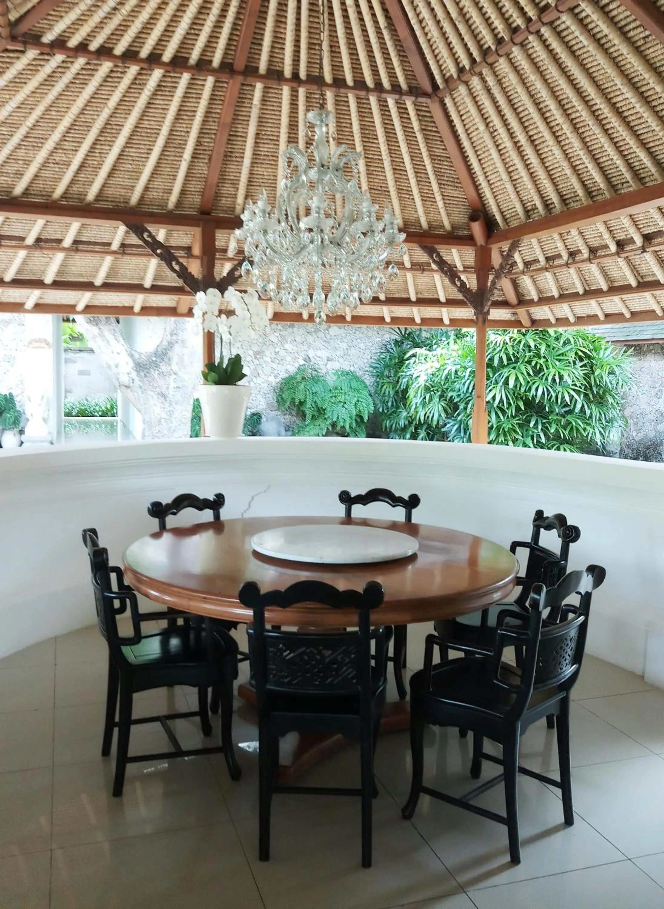 Dining area in Villa Wantilan Putih