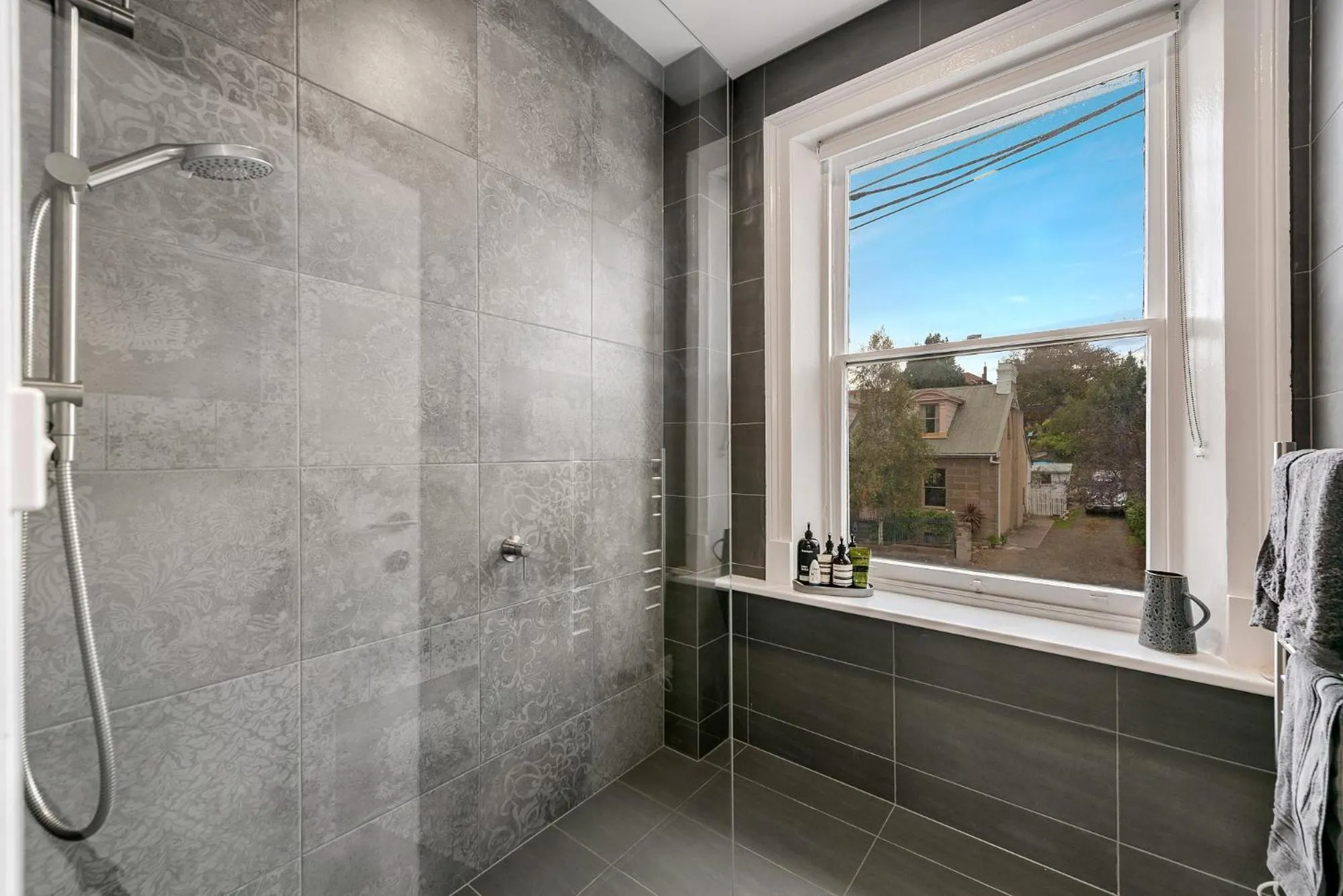 Shower in City Retreat Hobart