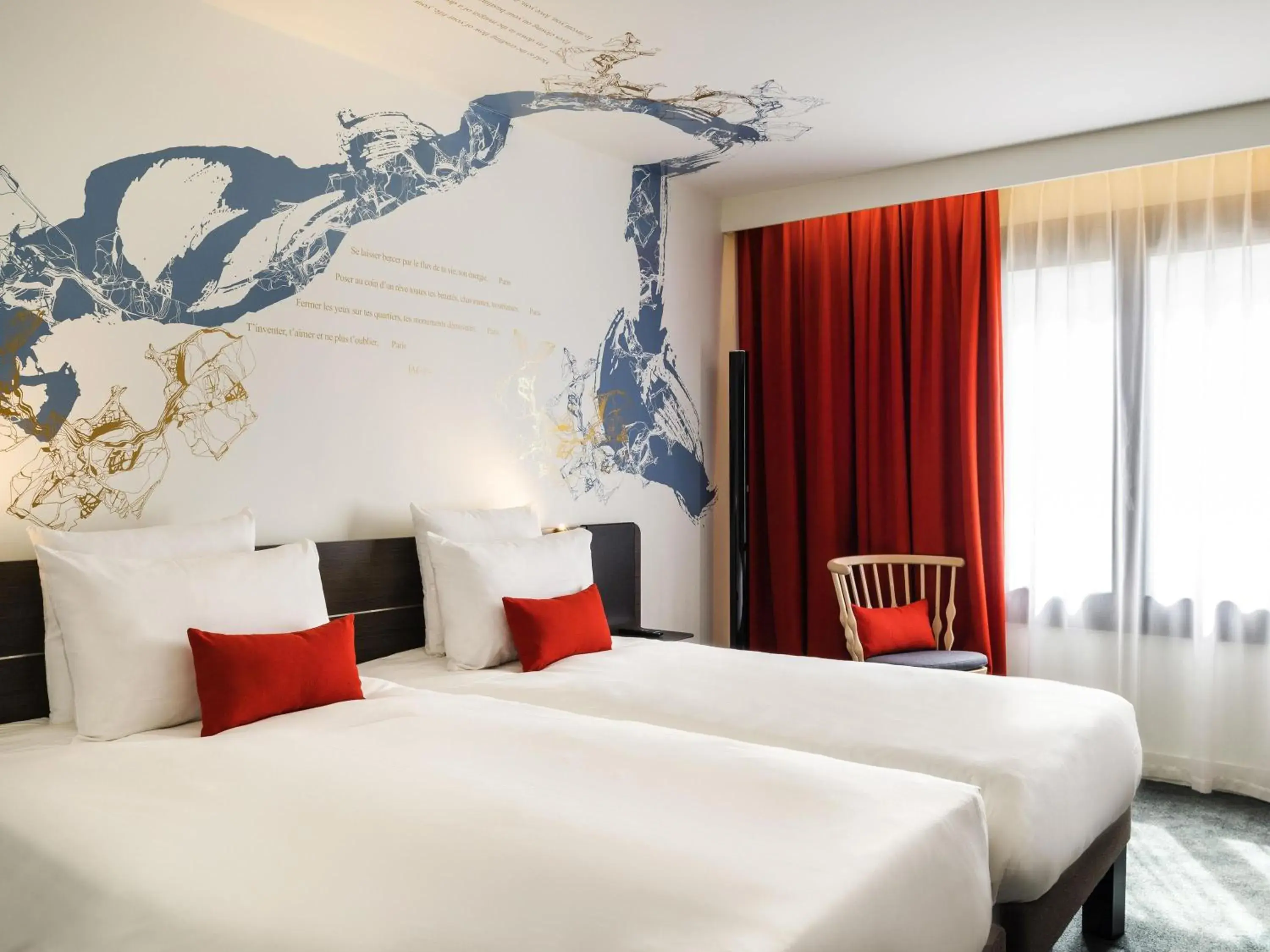 Executive Twin Room in Novotel Paris Les Halles Executive Twin Room in Novotel Paris Les Halles