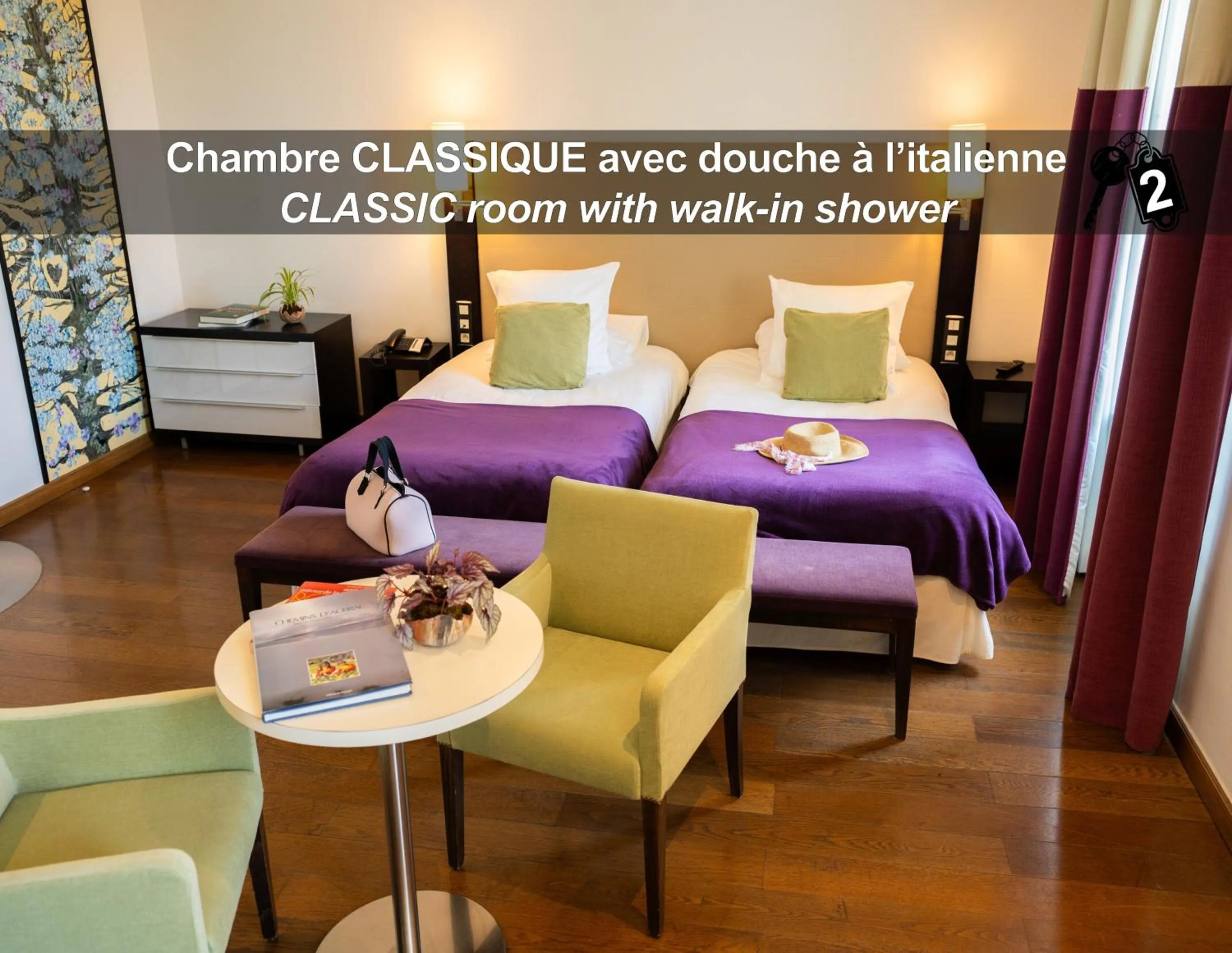 Bed in HÔTEL LA FERME DE BOURRAN - RODEZ - parking privé, soirée étape, bornes voitures électriques