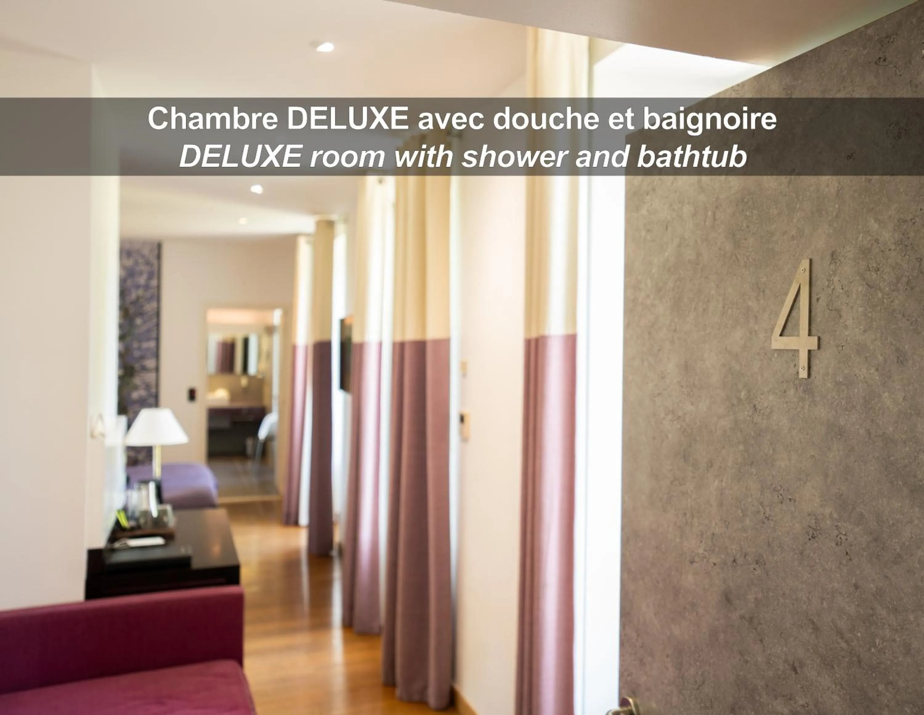 Photo of the whole room in HÔTEL LA FERME DE BOURRAN - RODEZ - parking privé, soirée étape, bornes voitures électriques