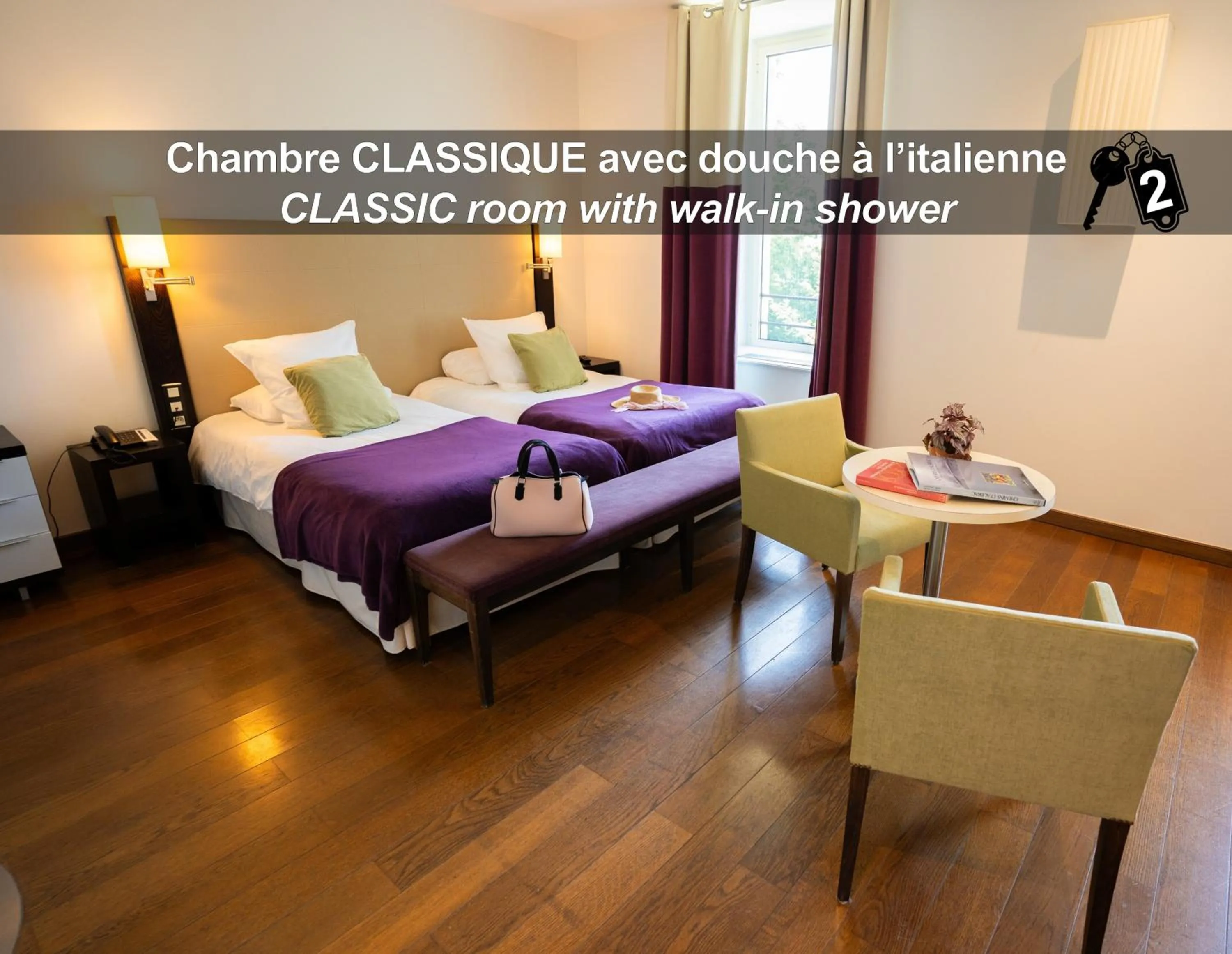 Bed in HÔTEL LA FERME DE BOURRAN - RODEZ - parking privé, soirée étape, bornes voitures électriques