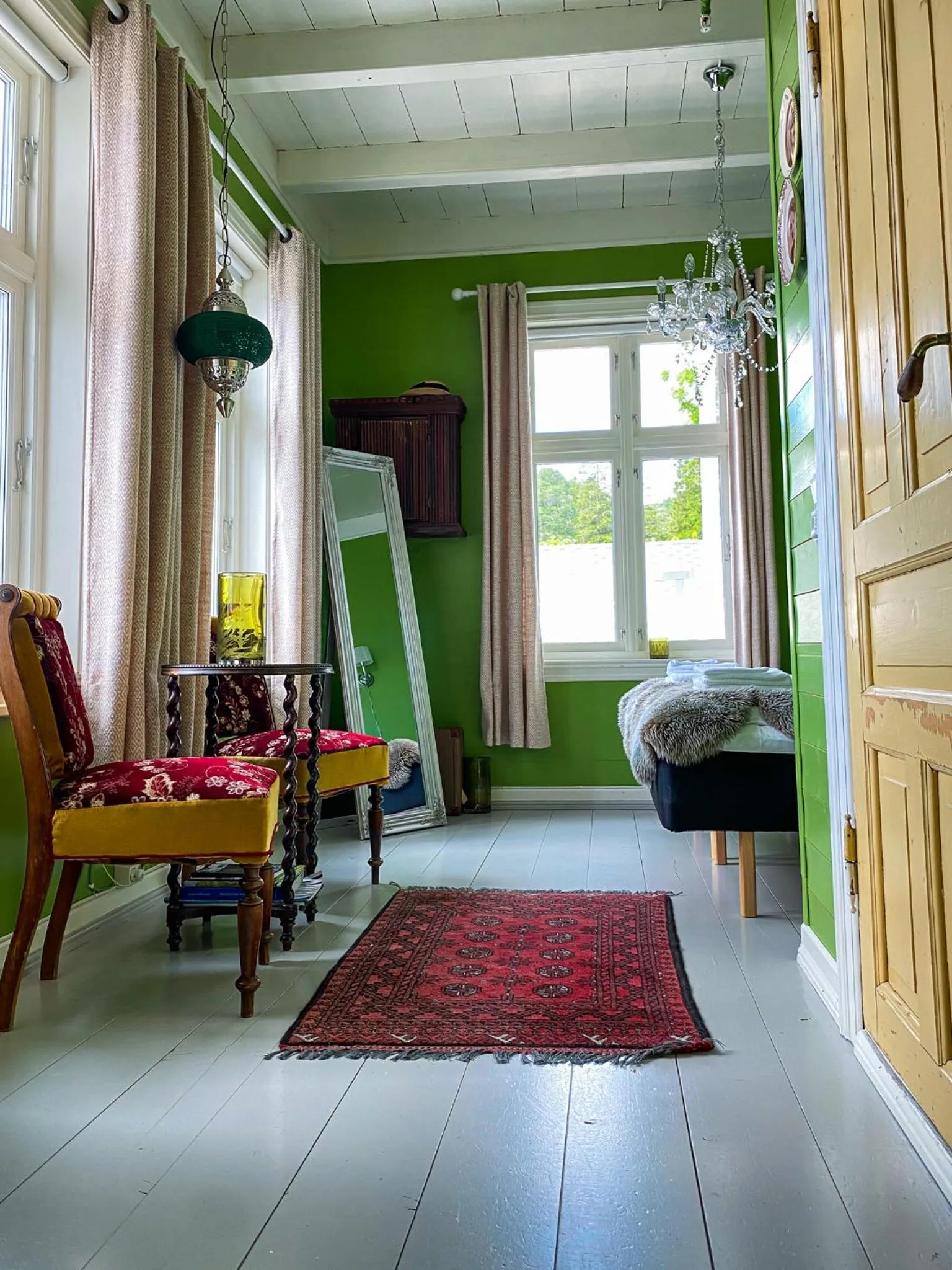 Bedroom, Bed in Haaheim Gaard