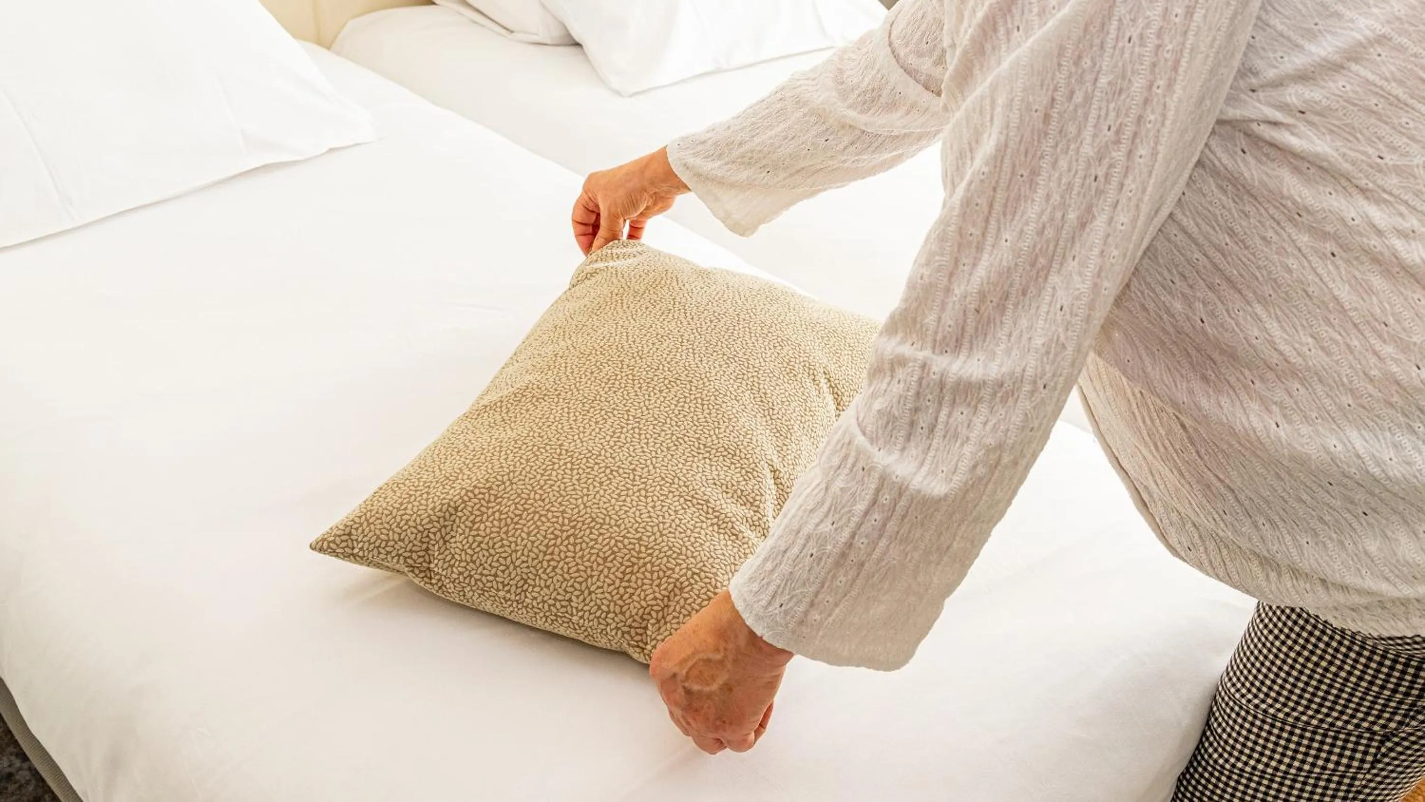 Decorative detail, Bed in Mercure Beaune Centre