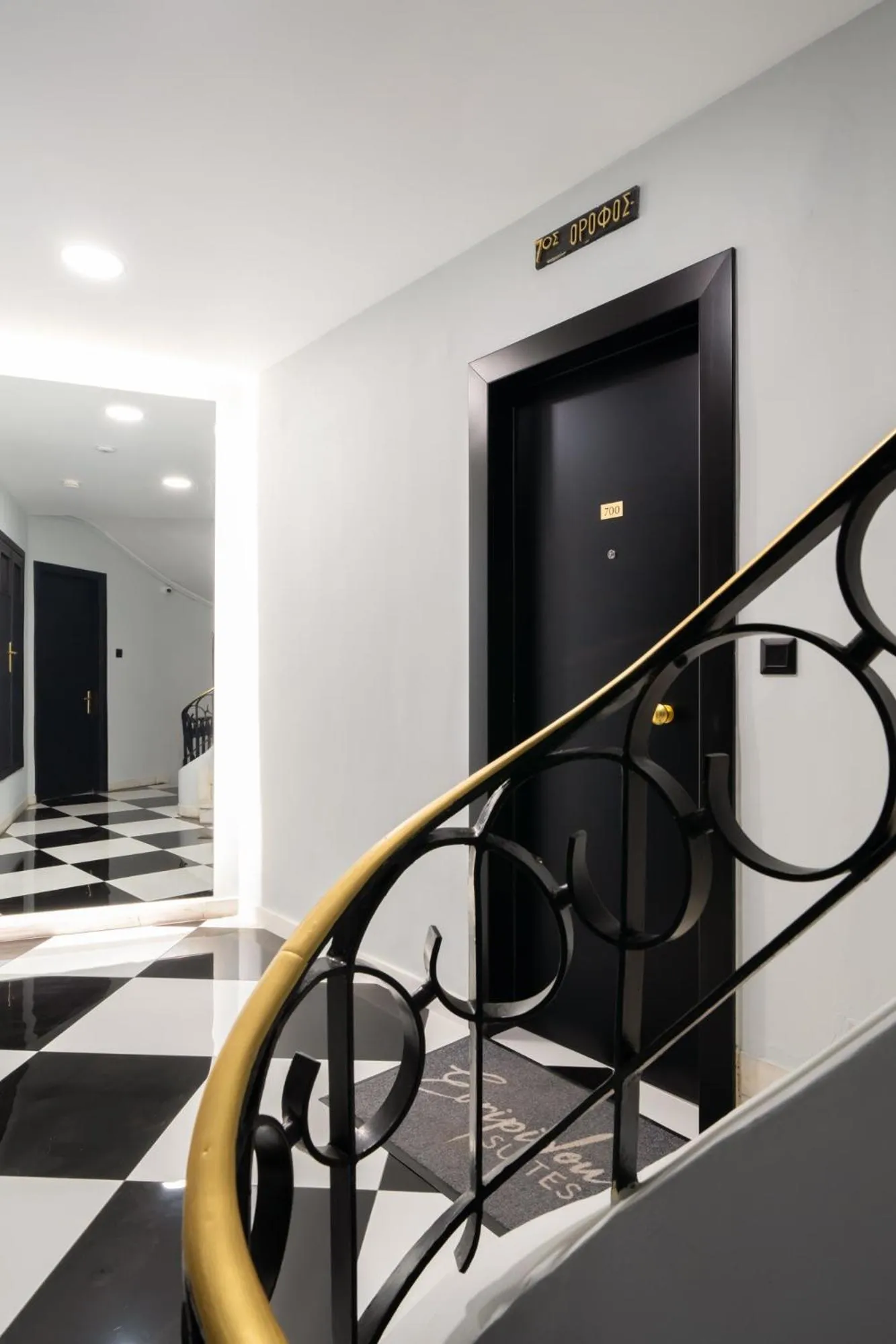 Facade/entrance in Evripidou Suites