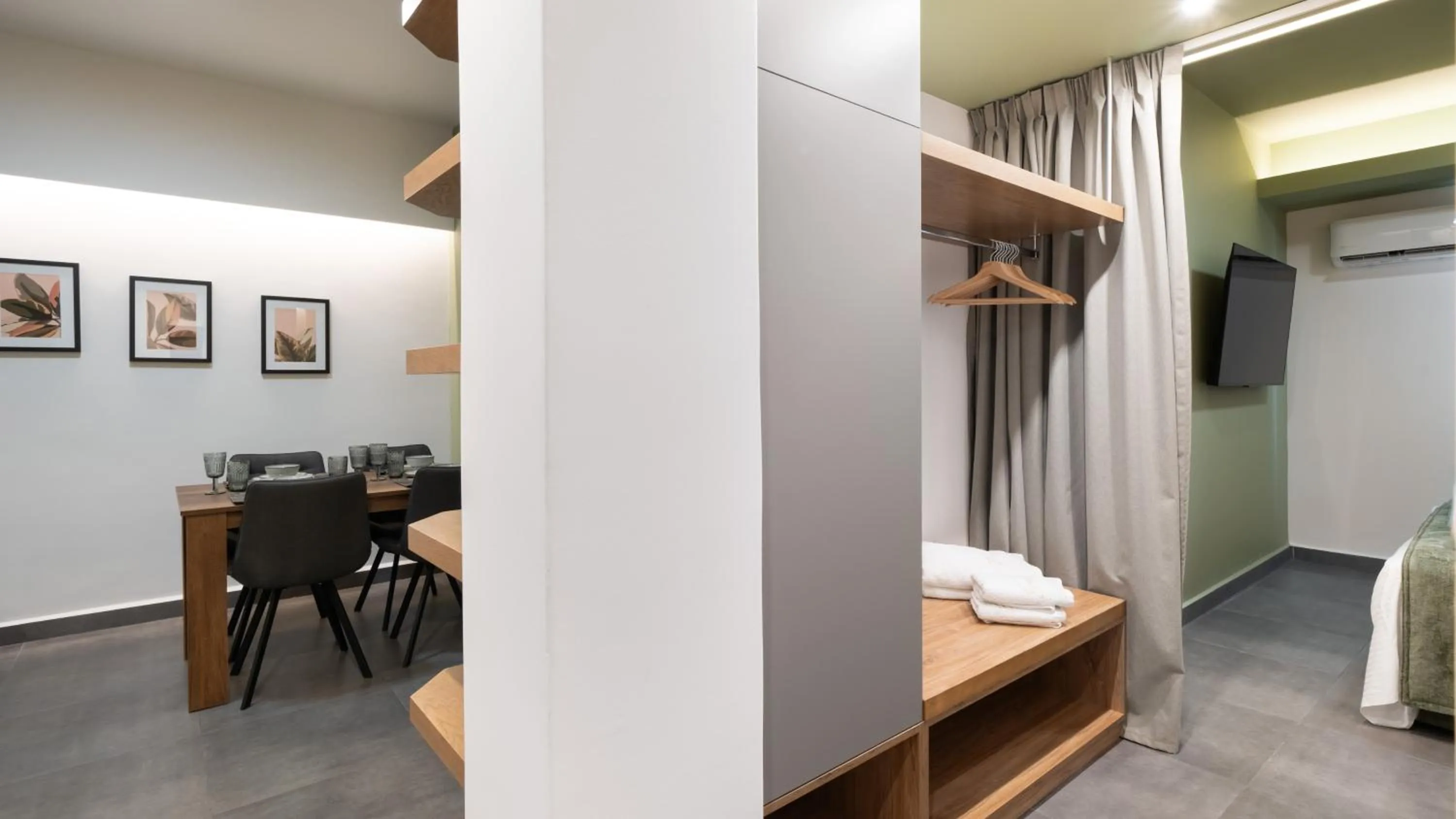 towels, Bed in Evripidou Suites