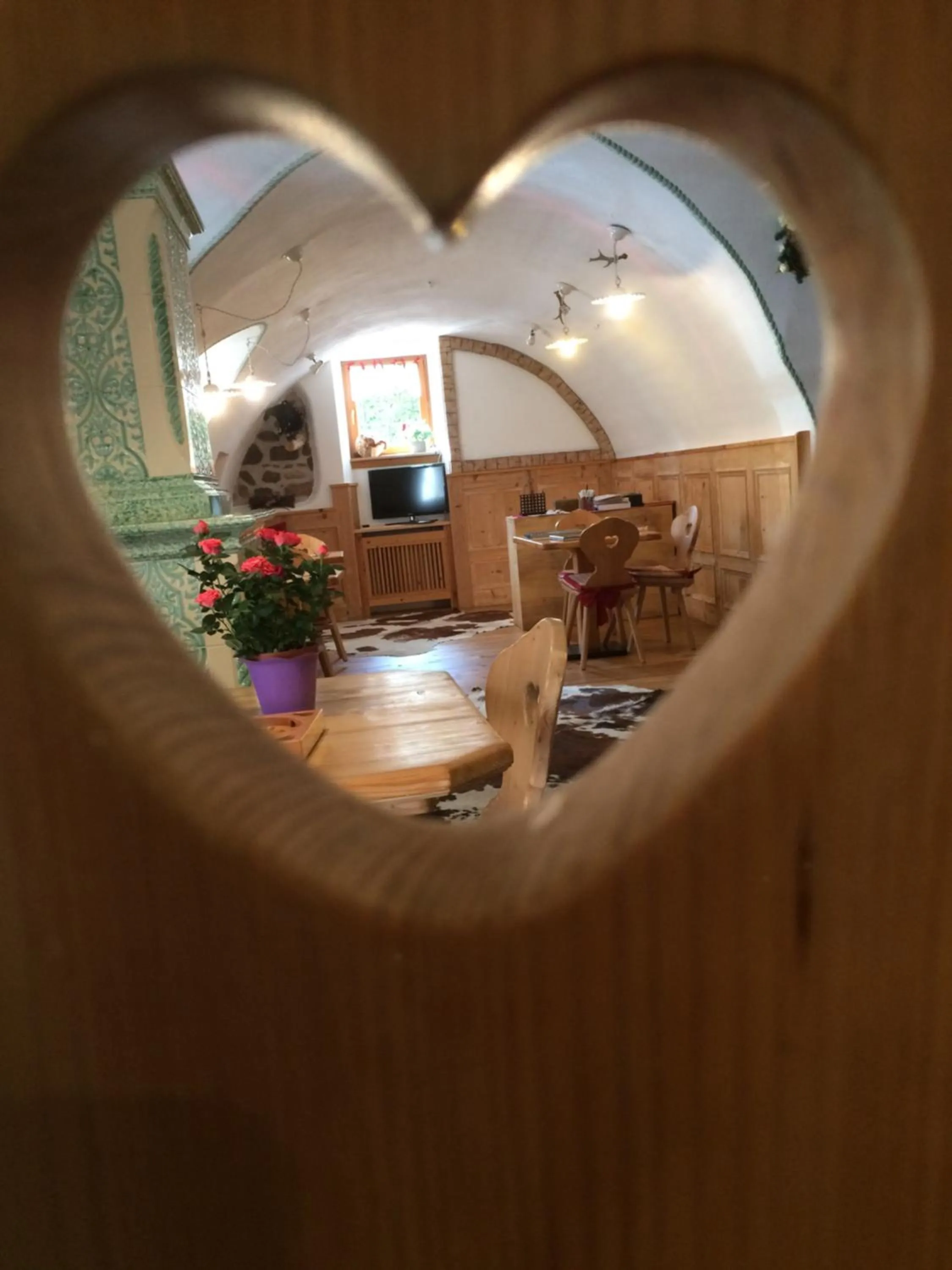 Lobby or reception in Hotel Garnì Salvanel