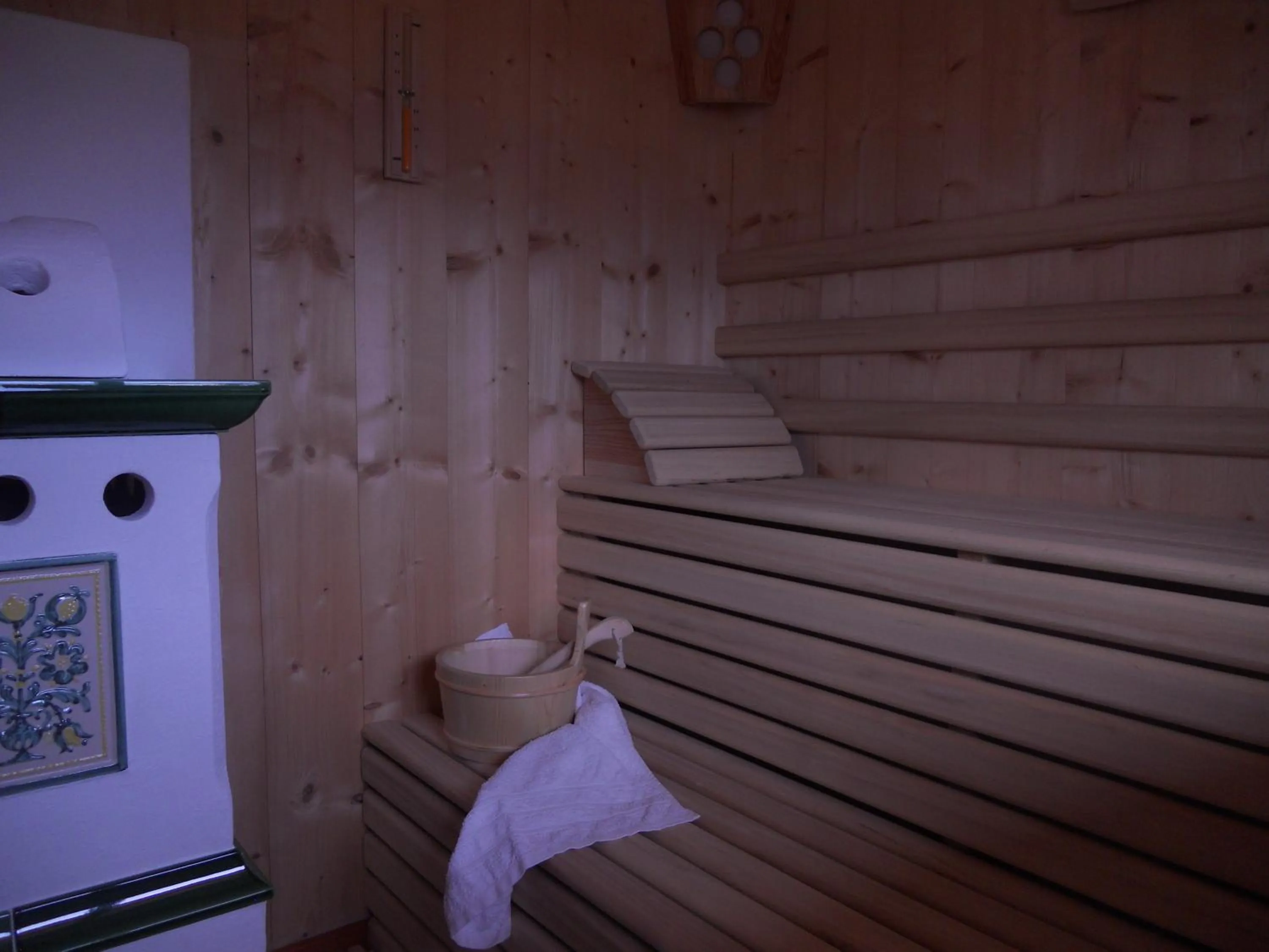 Sauna in Hotel Garnì Salvanel