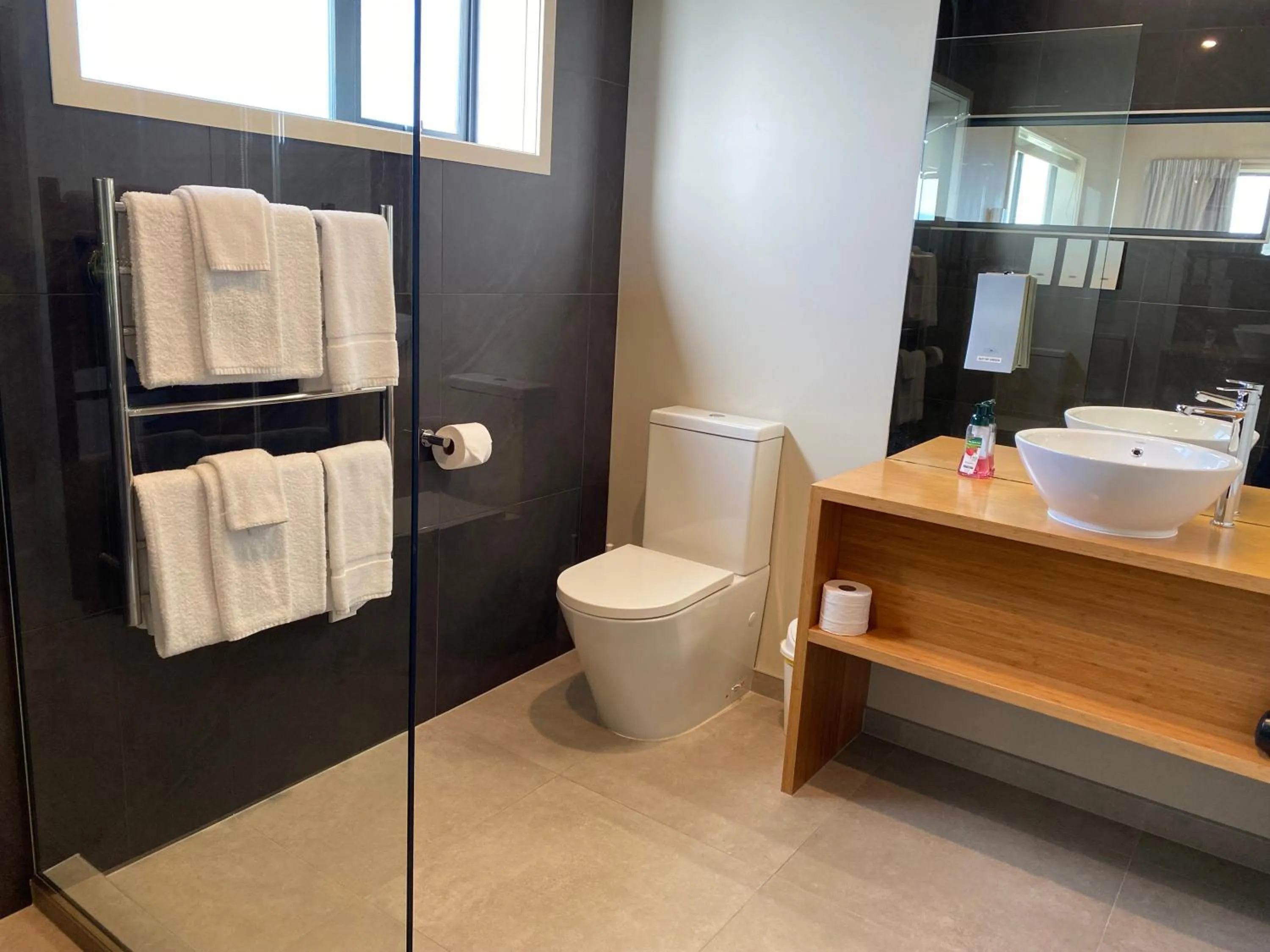 Bathroom in Chalets at Okurukuru