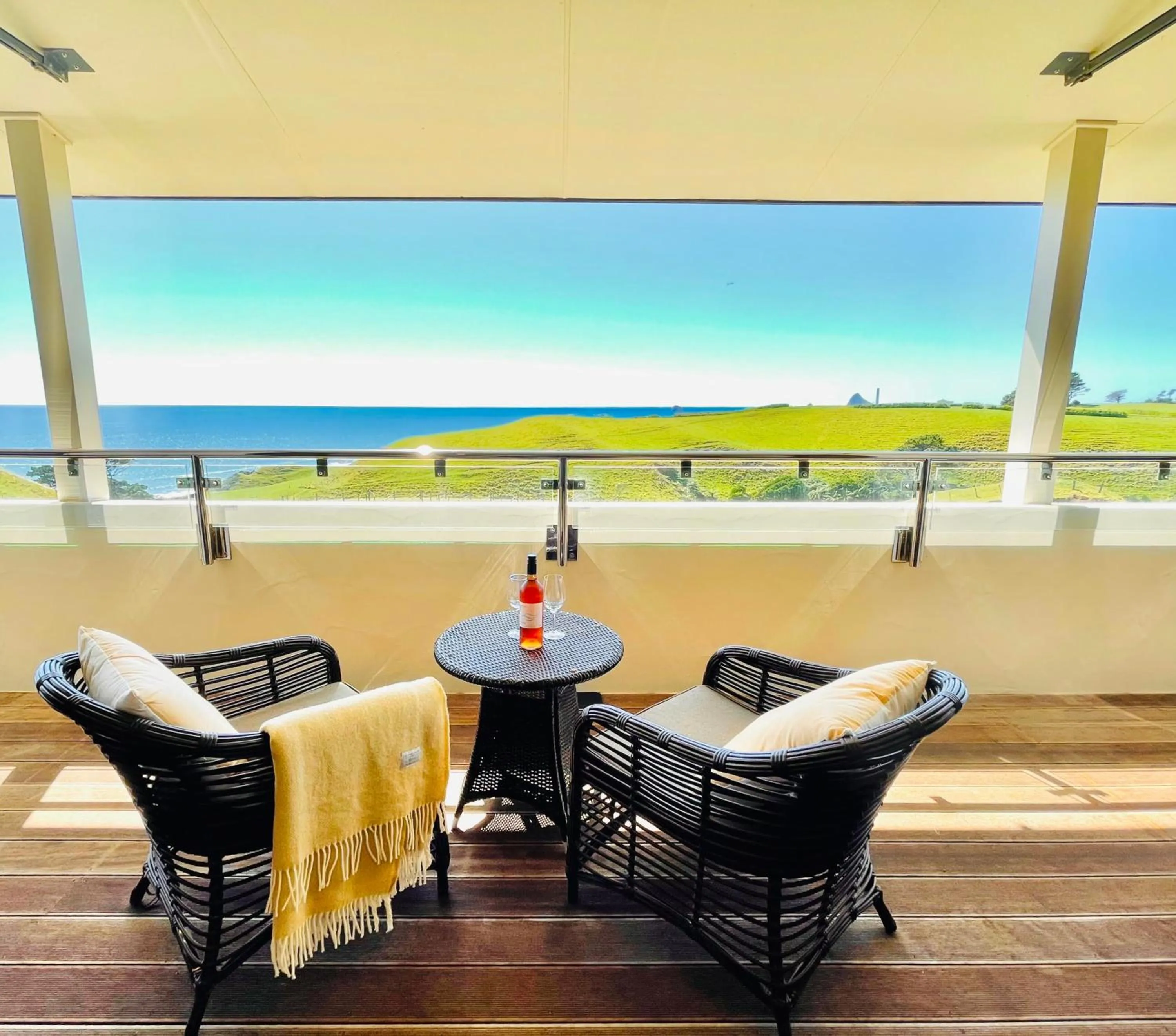 Patio in Chalets at Okurukuru