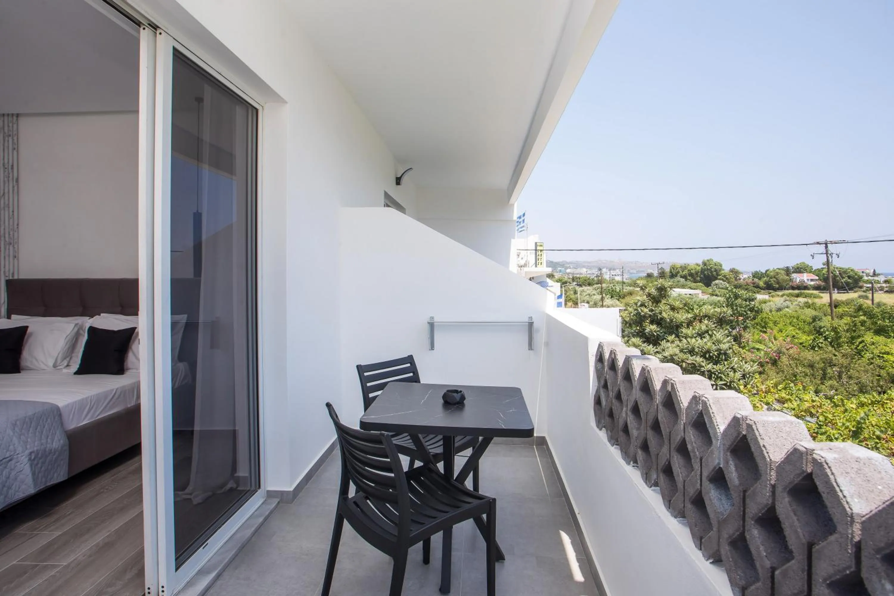 Balcony/Terrace in Vickys Faliraki