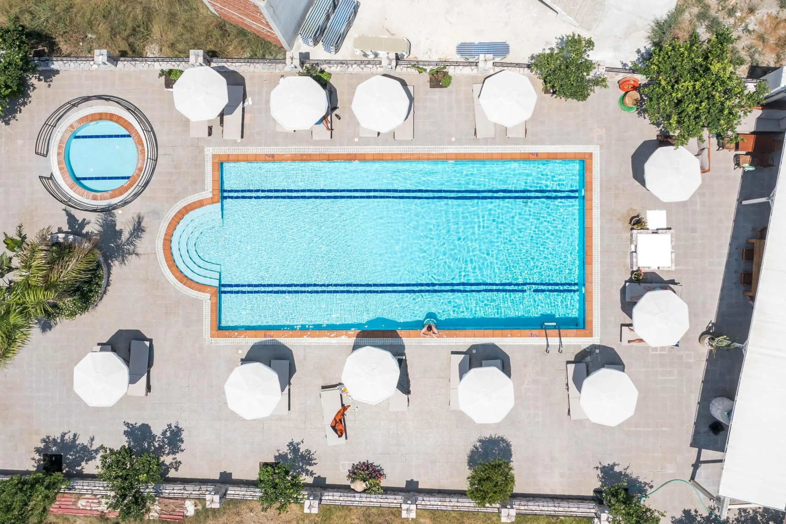 Pool view in Vickys Faliraki