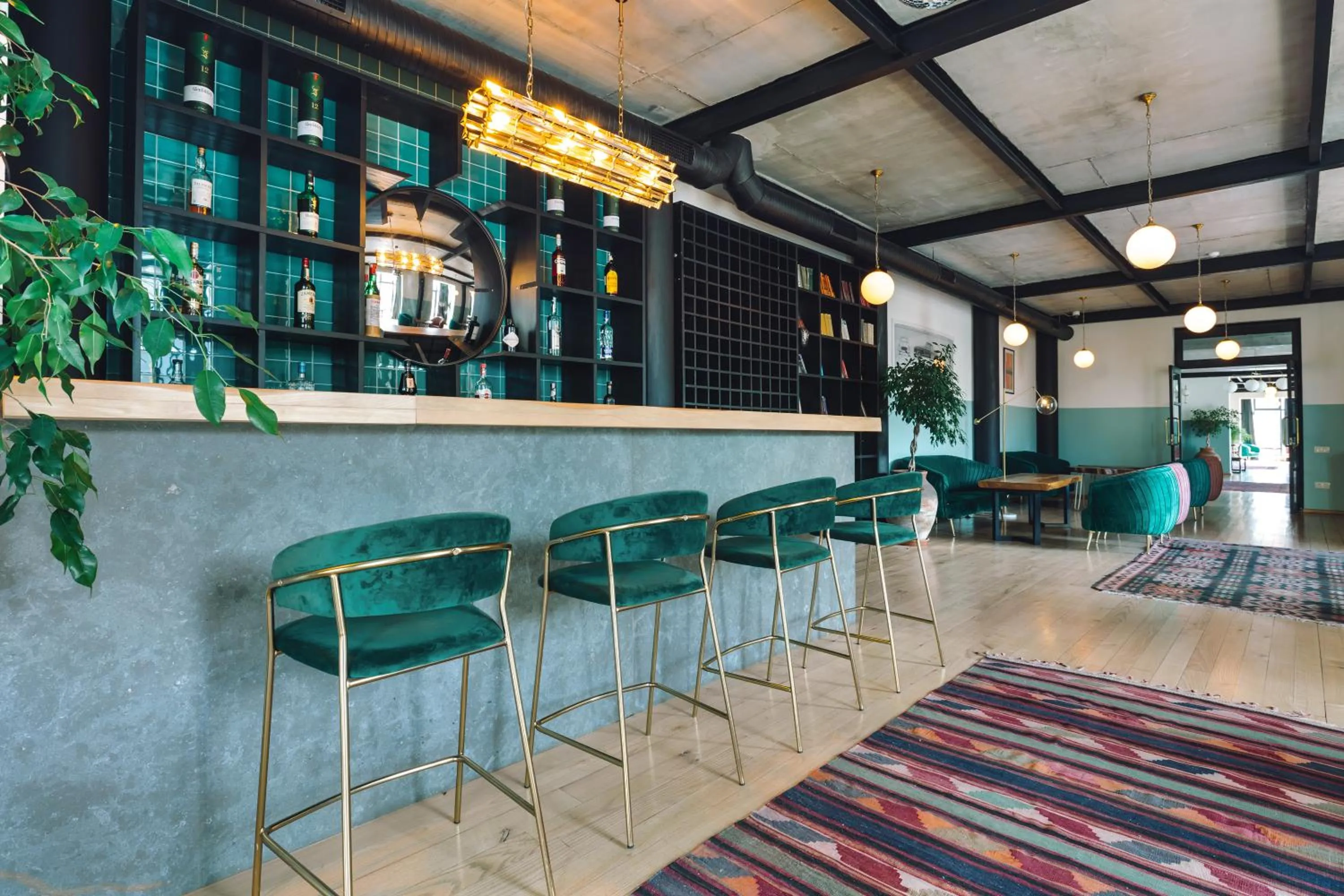 Lounge or bar in Intourist Kazbegi