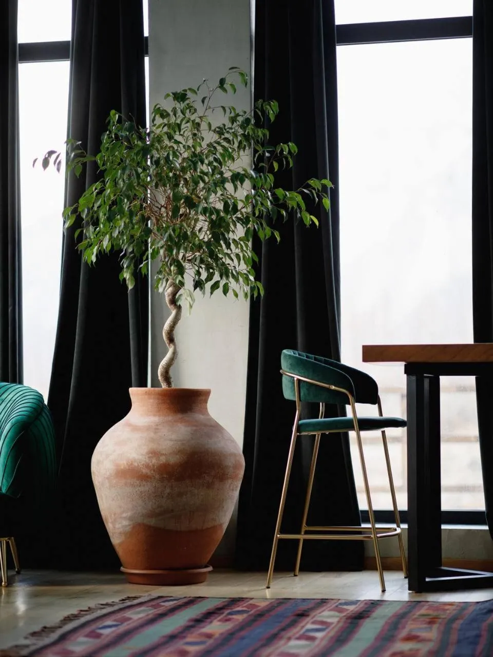 Seating area in Intourist Kazbegi