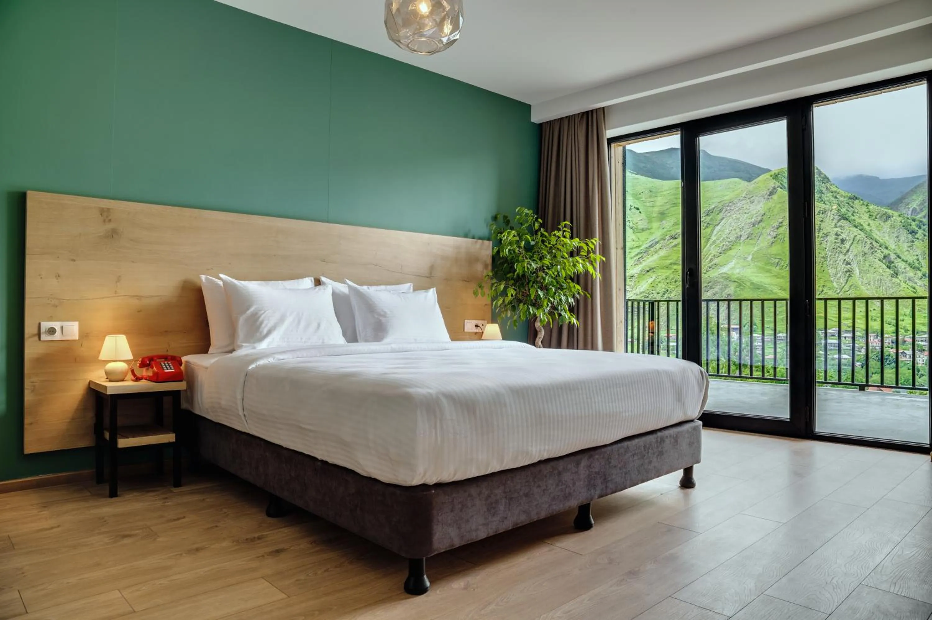 Bedroom in Intourist Kazbegi