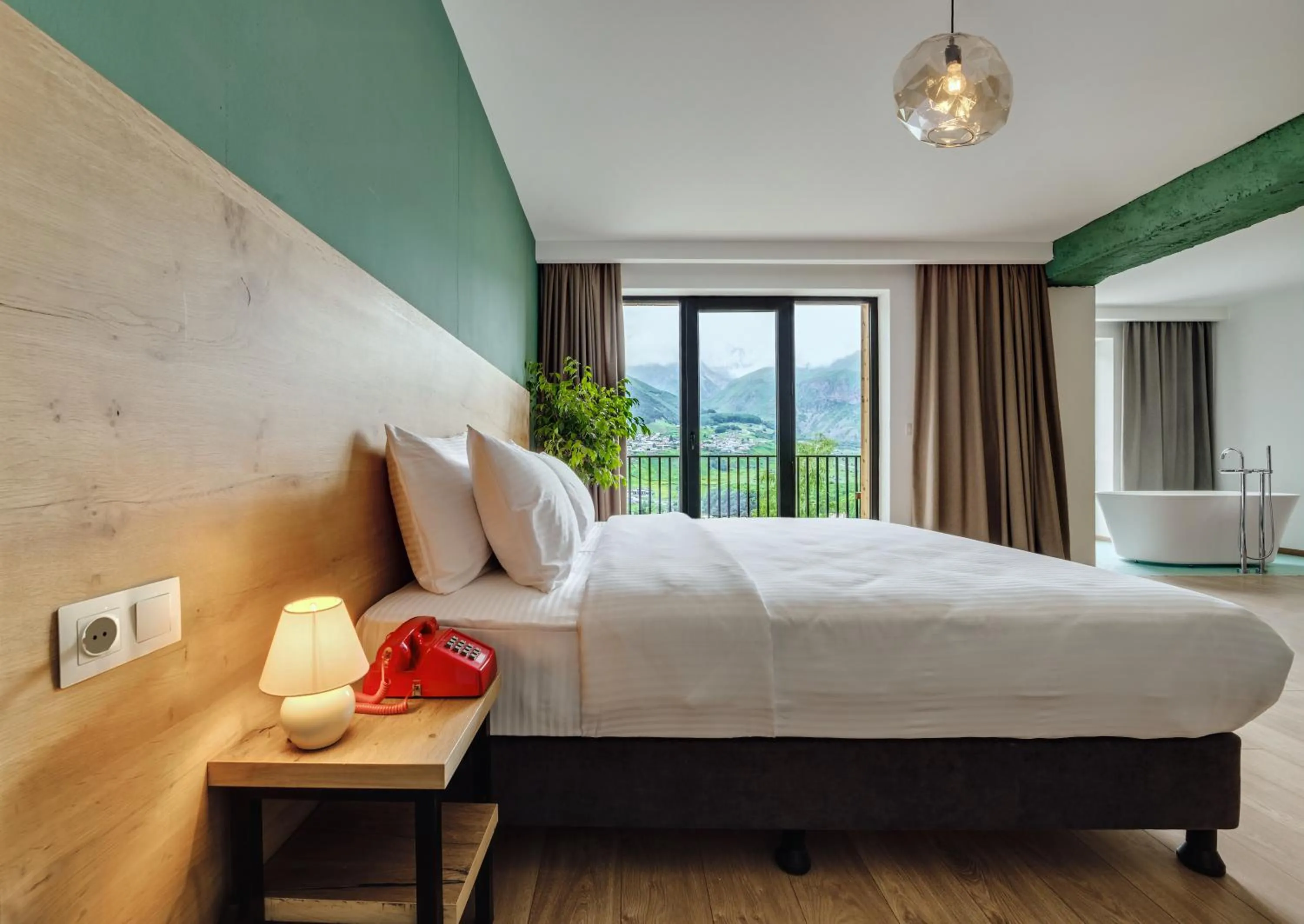 Bedroom in Intourist Kazbegi