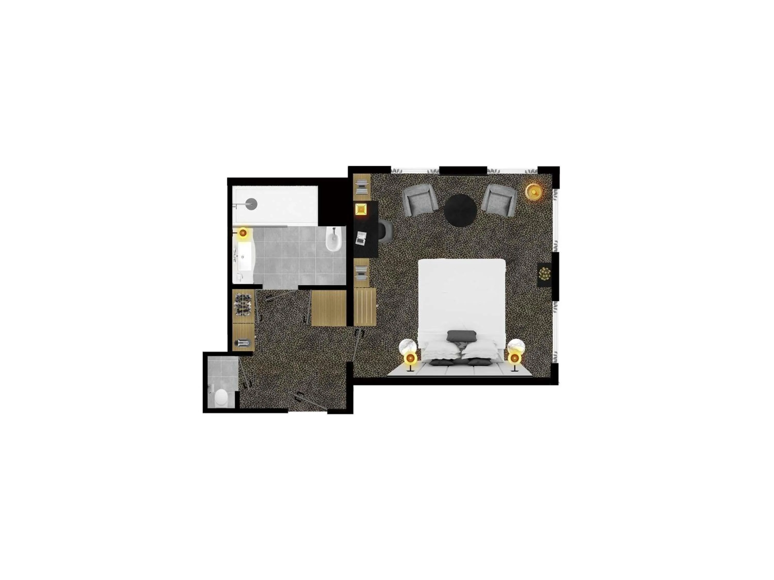 Bedroom in Sofitel Paris Baltimore Tour Eiffel