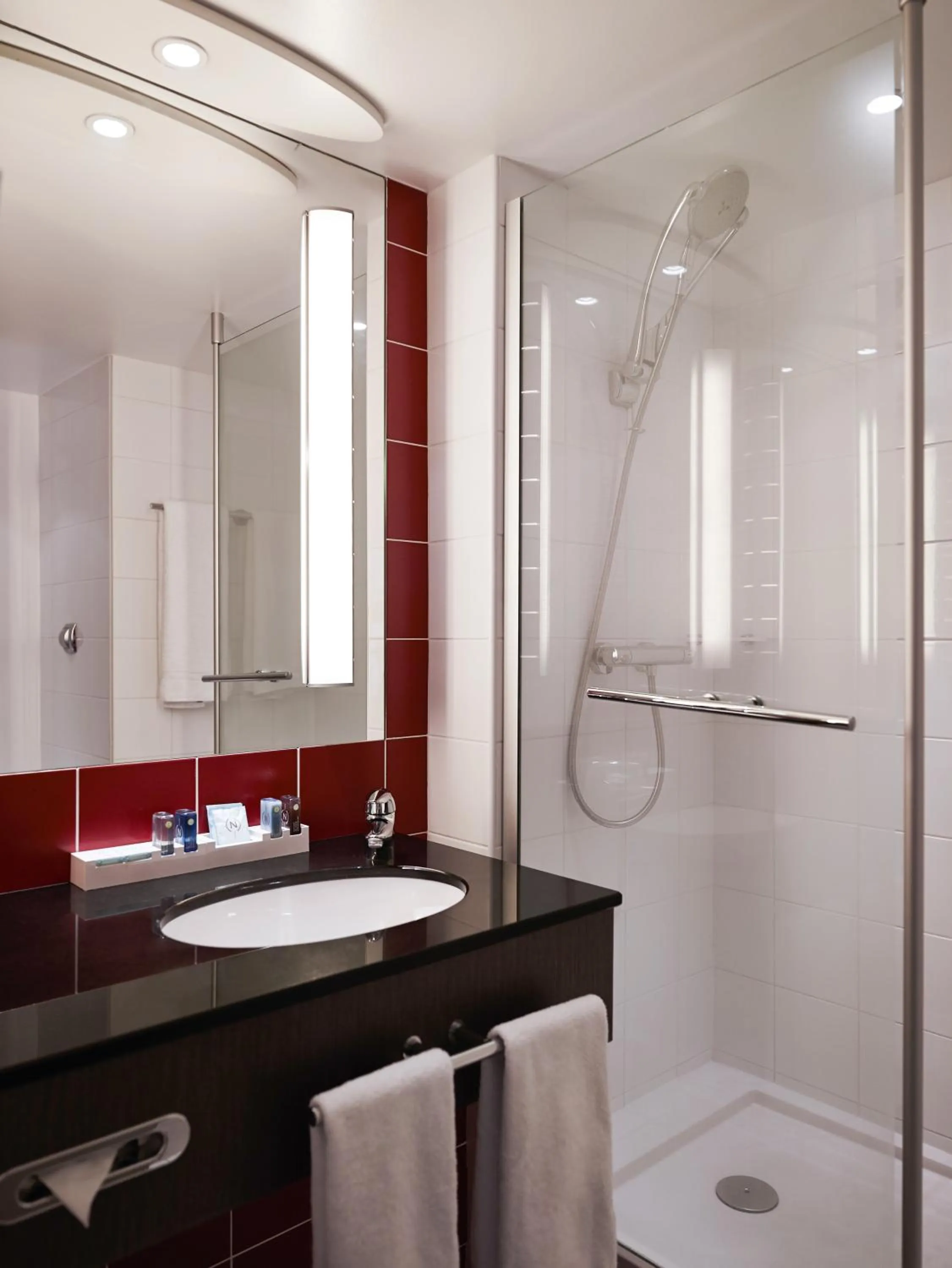 Shower in Novotel Paris Roissy CDG Convention