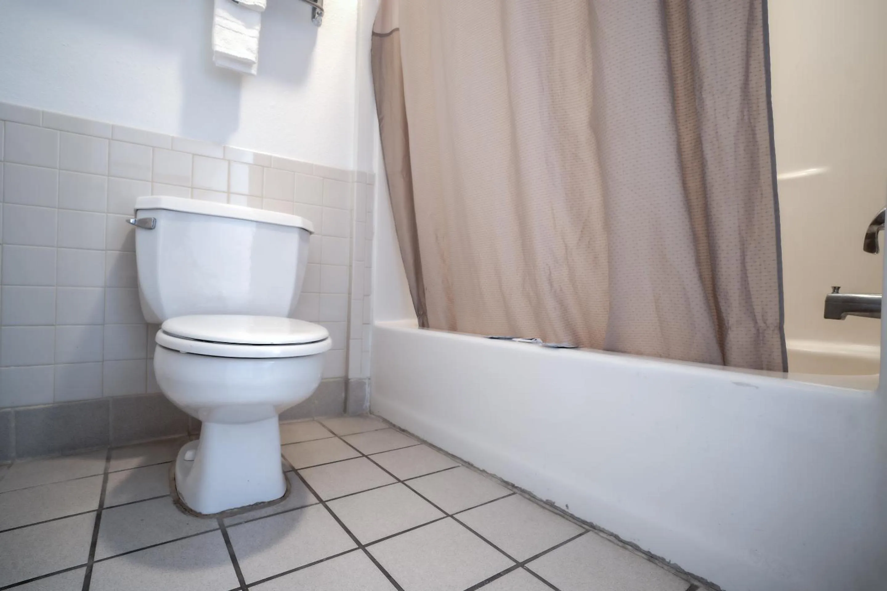 Bathroom in Island Inn By OYO Galveston Beach, TX
