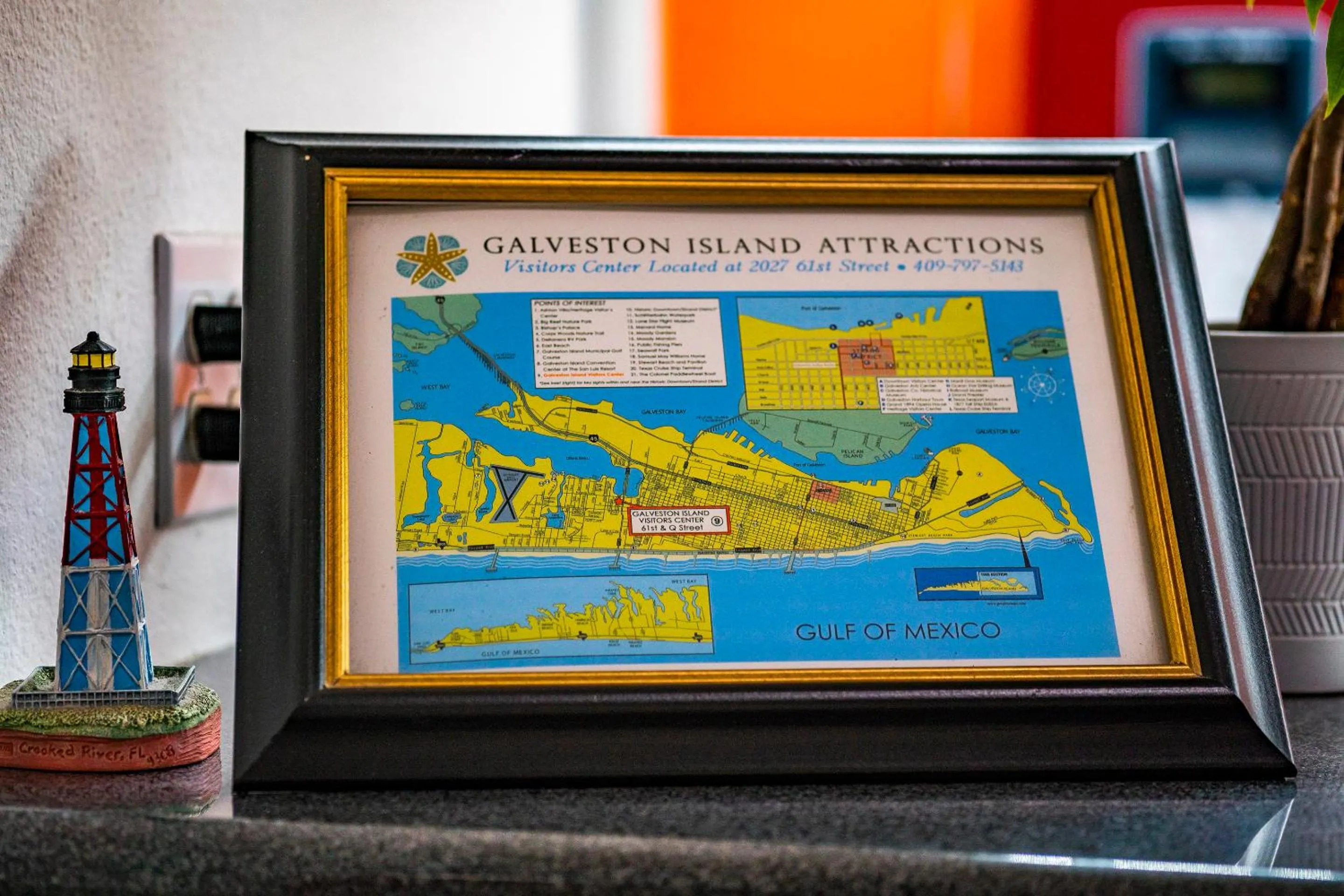 Lobby or reception in Island Inn By OYO Galveston Beach, TX