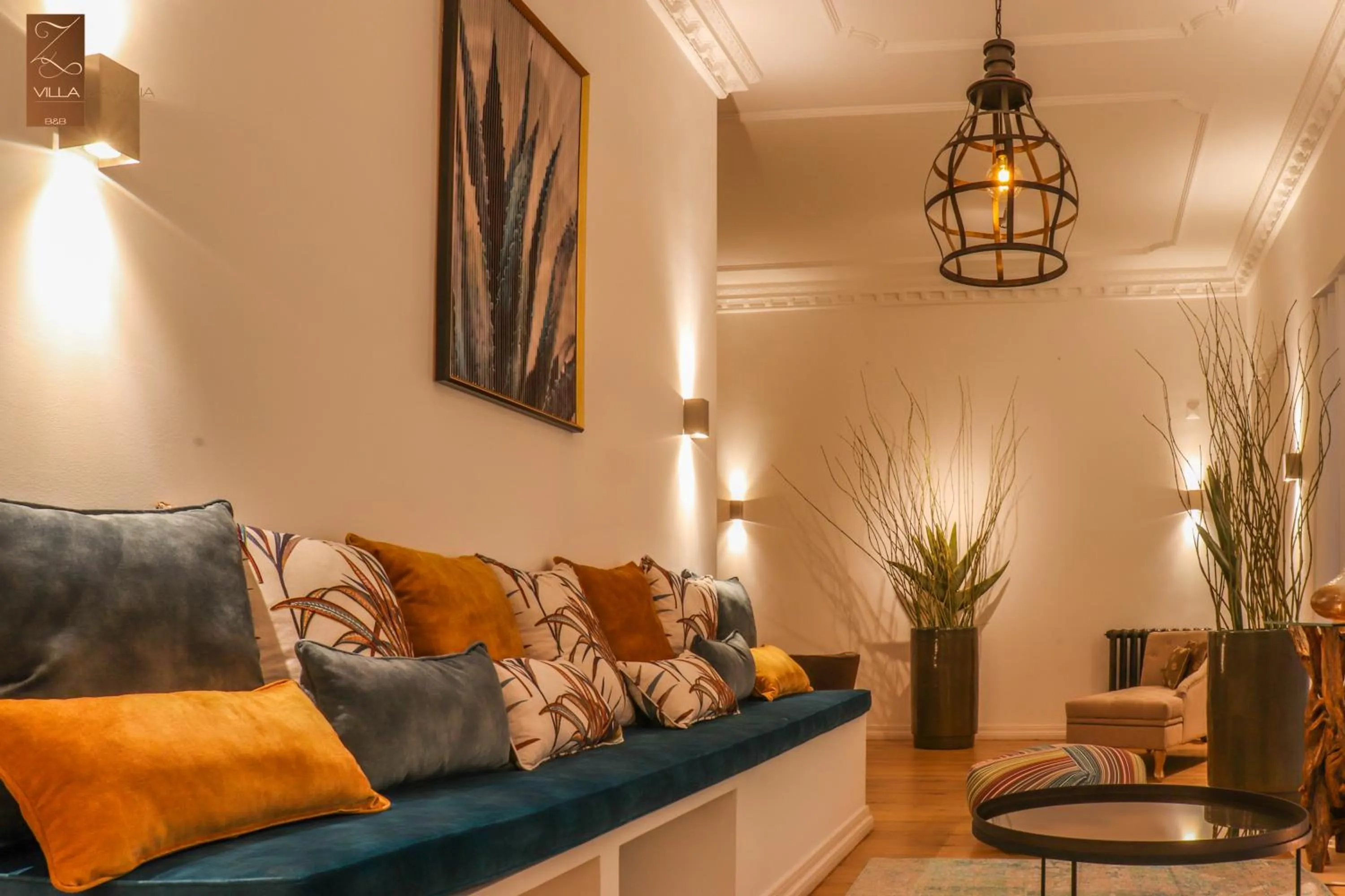 Living room in Villa Zawaia B&B