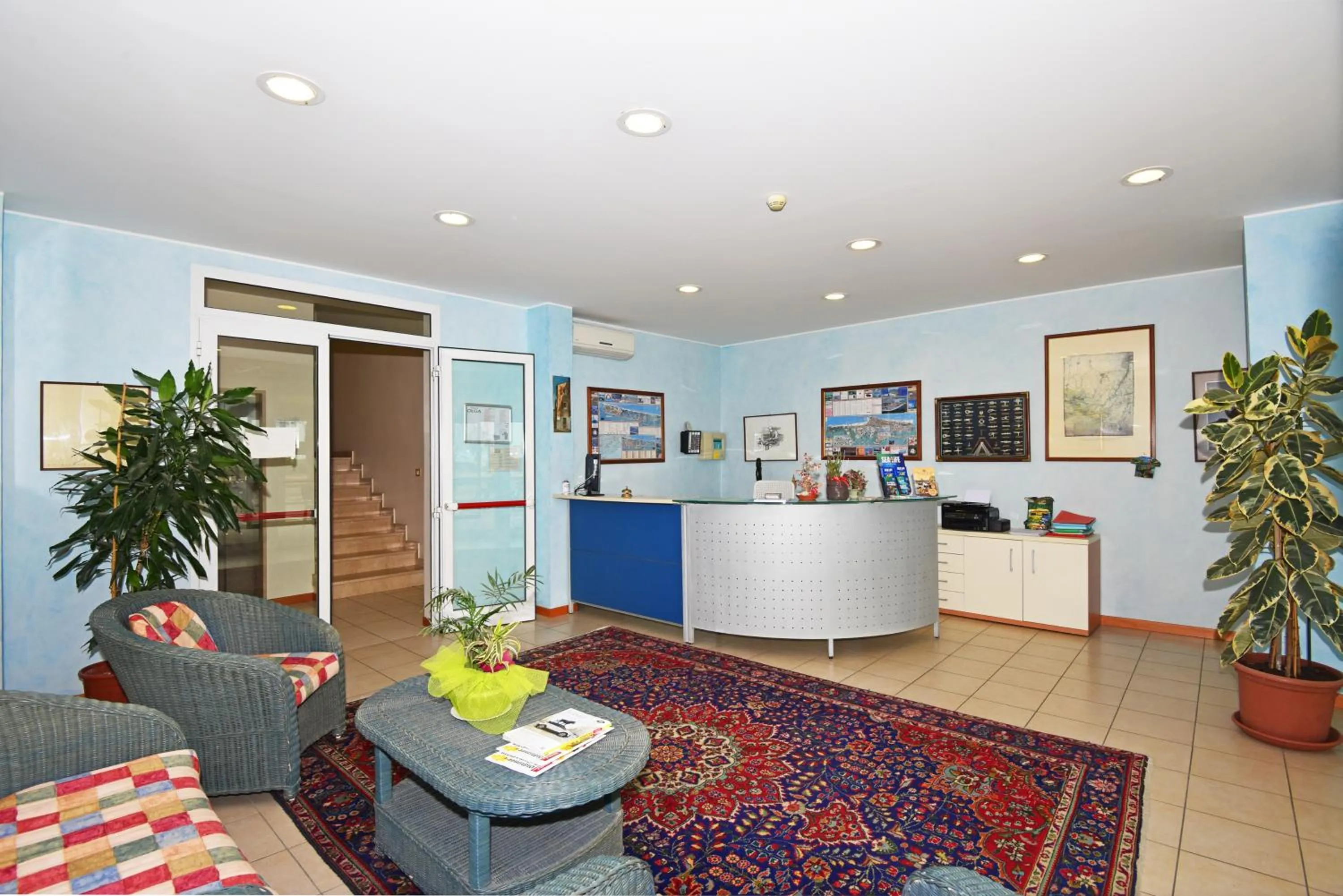 Lobby or reception in Hotel Villa Olga