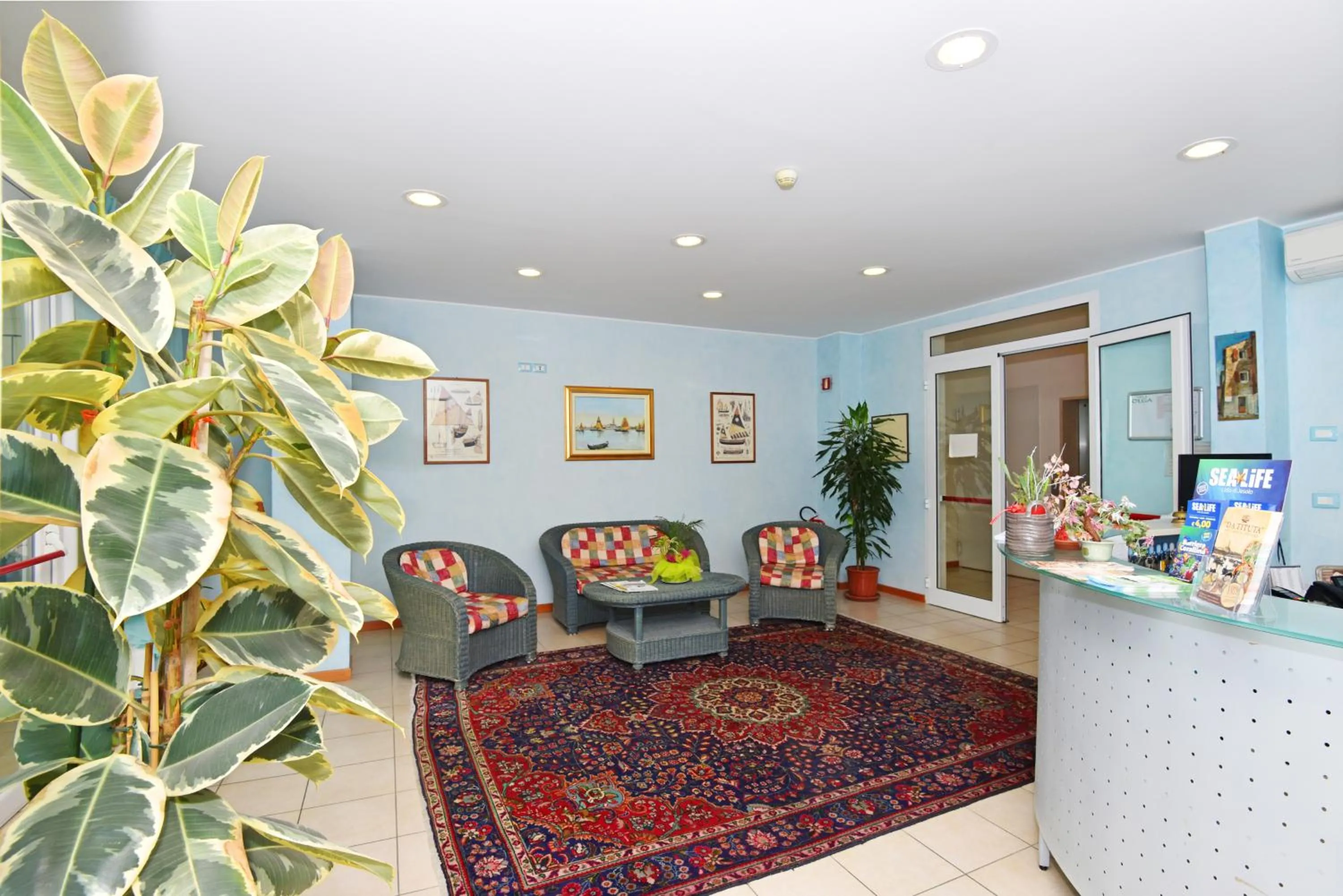 Lobby or reception in Hotel Villa Olga