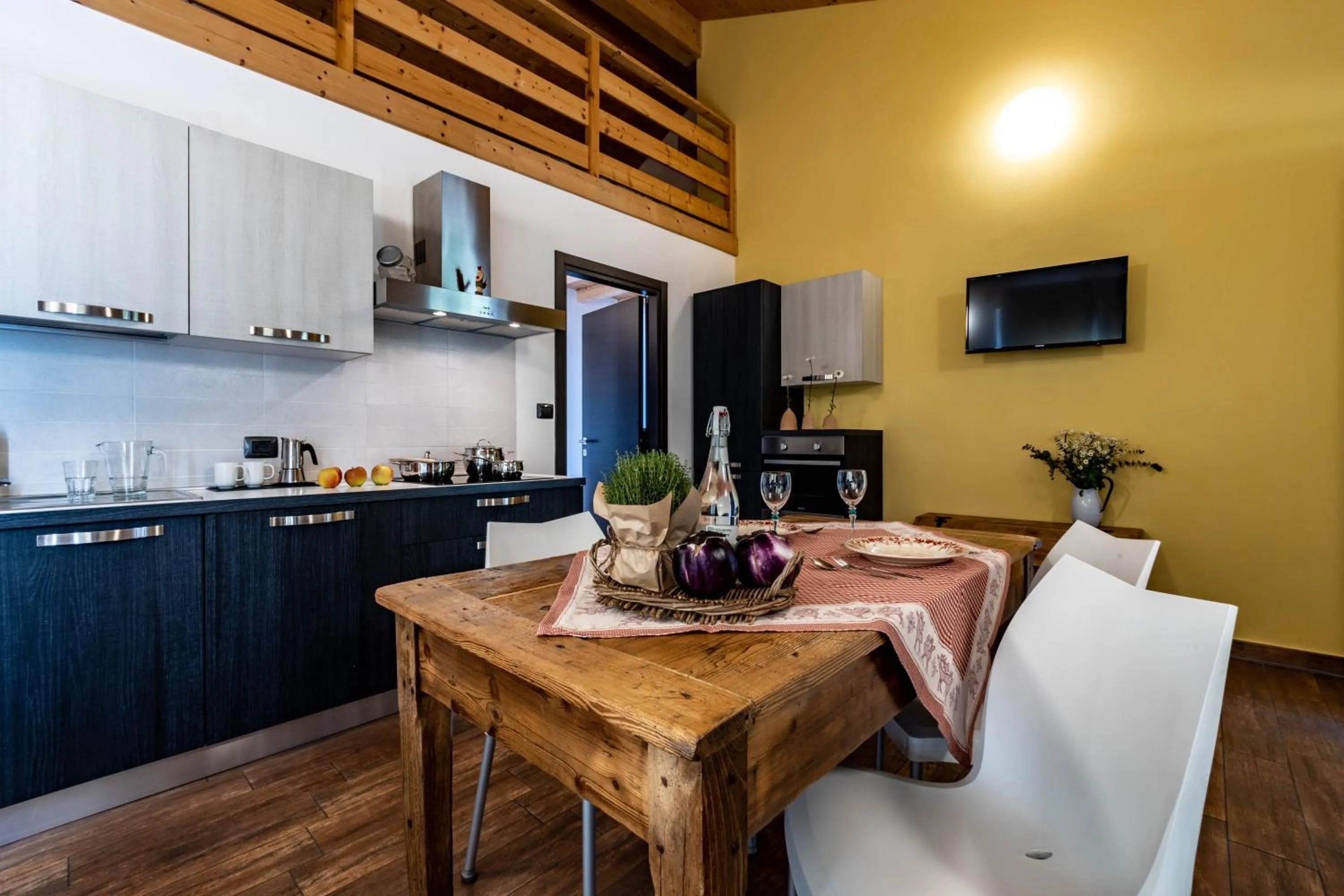 Kitchen or kitchenette in Case Appartamenti Vacanze Da Cien