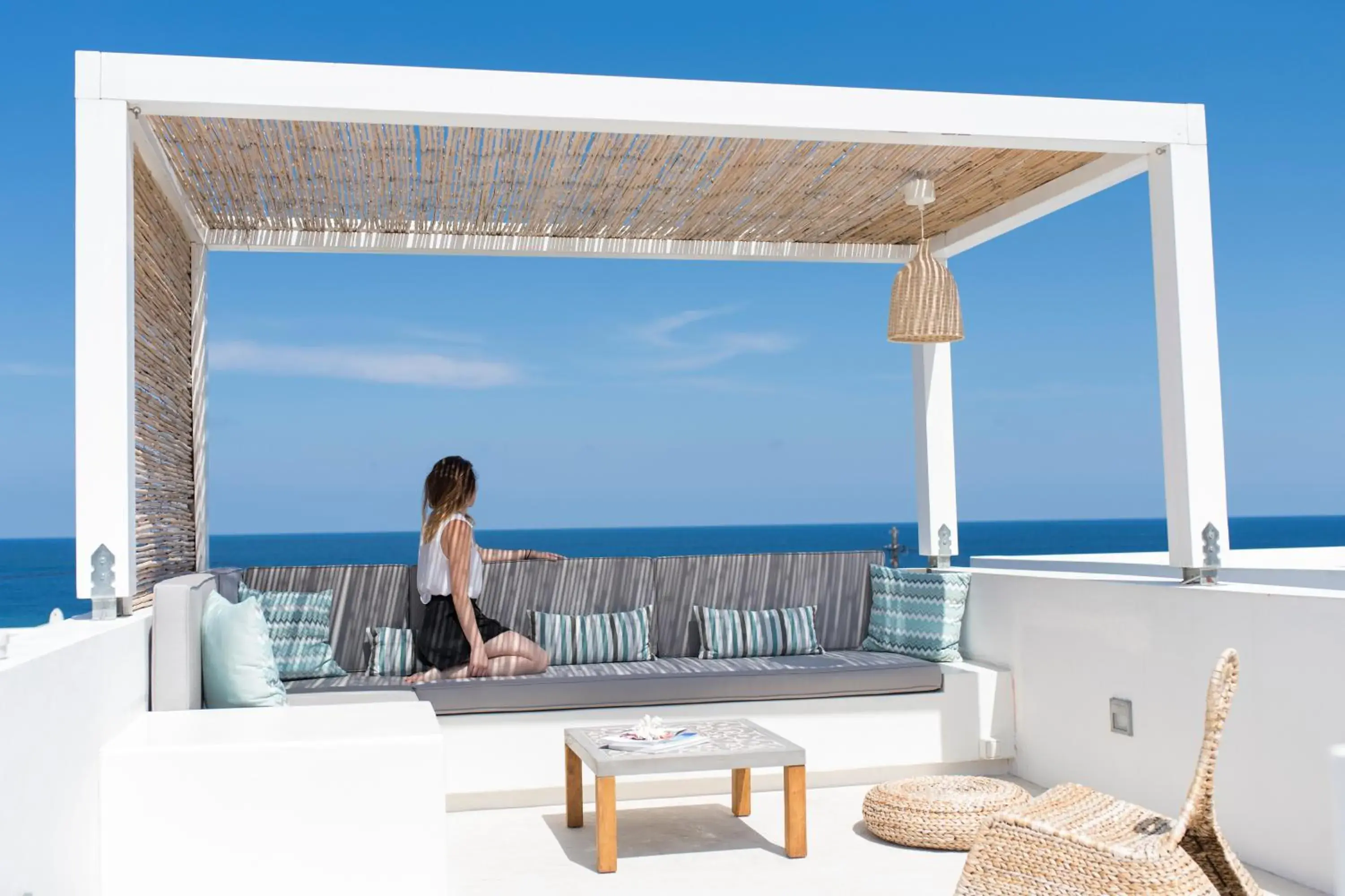 Deluxe Sea View with Private Terrace in Skyros Ammos Hotel Deluxe Sea View with Private Terrace in Skyros Ammos Hotel