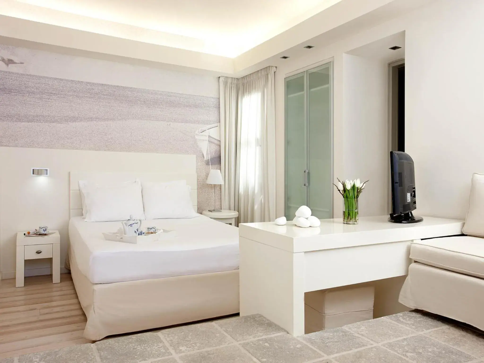 Superior Double Room with Sea View in Skyros Ammos Hotel Superior Double Room with Sea View in Skyros Ammos Hotel