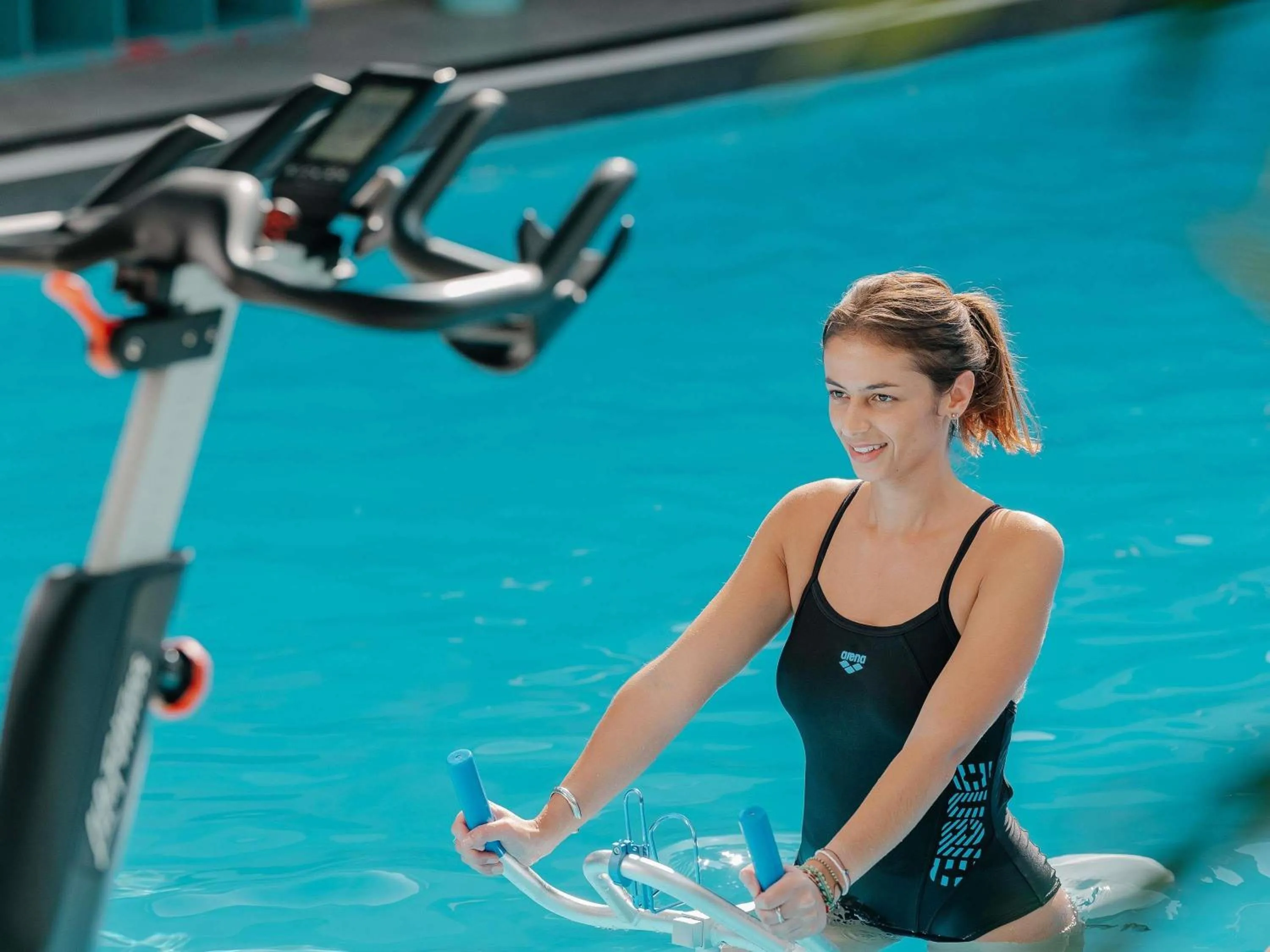 Pool view in Novotel Paris Centre Tour Eiffel