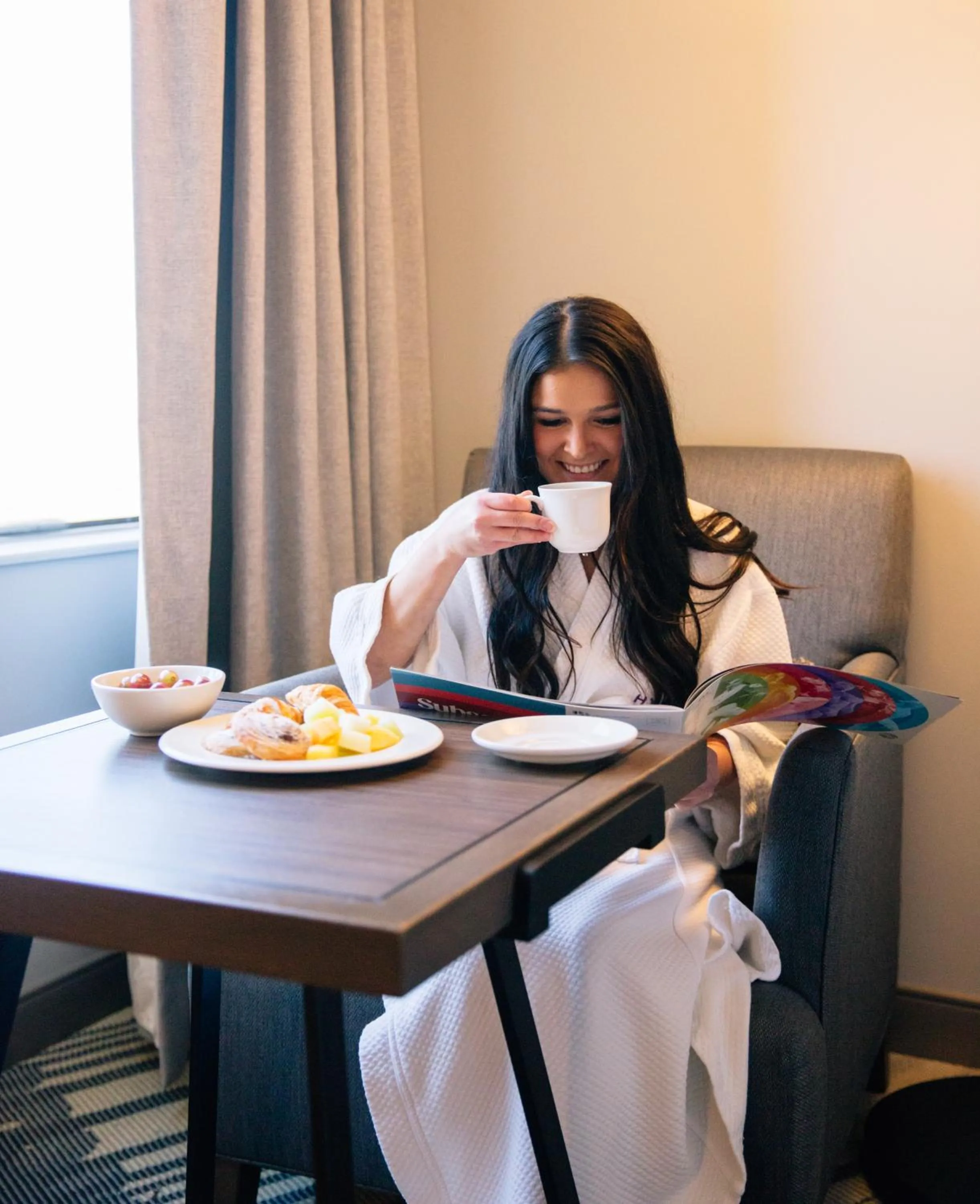 People in Hyatt Regency Houston Downtown