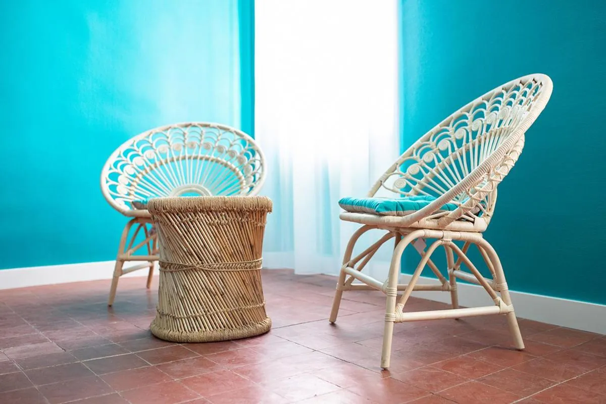 Seating area in L'écrin de l'Orb