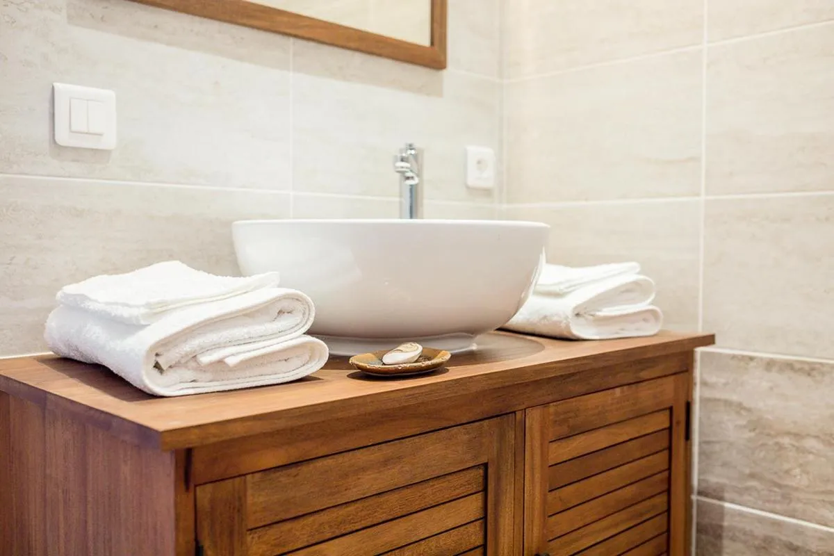 Bathroom in L'écrin de l'Orb