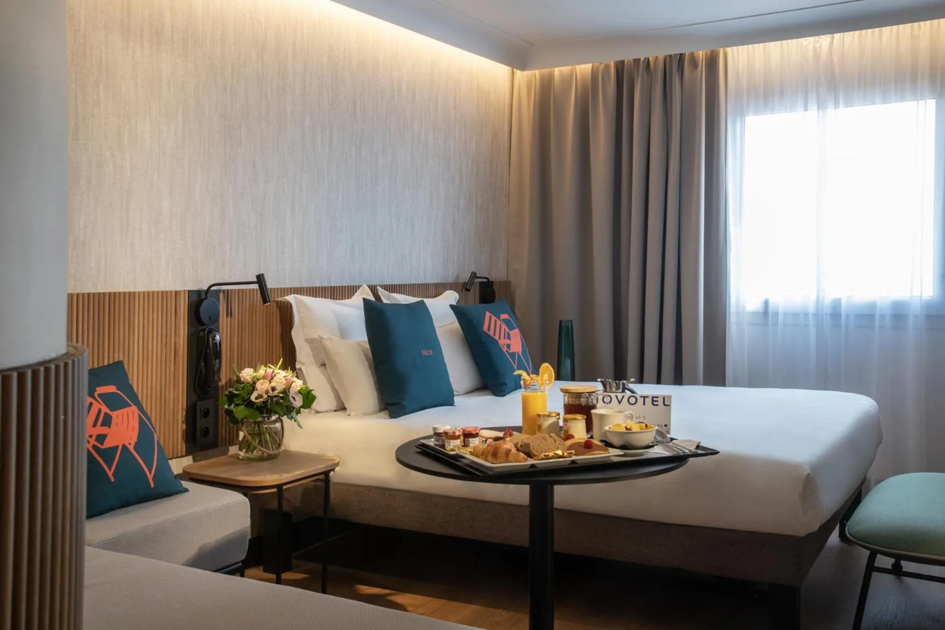 Bed in Novotel Nice Arenas Aeroport