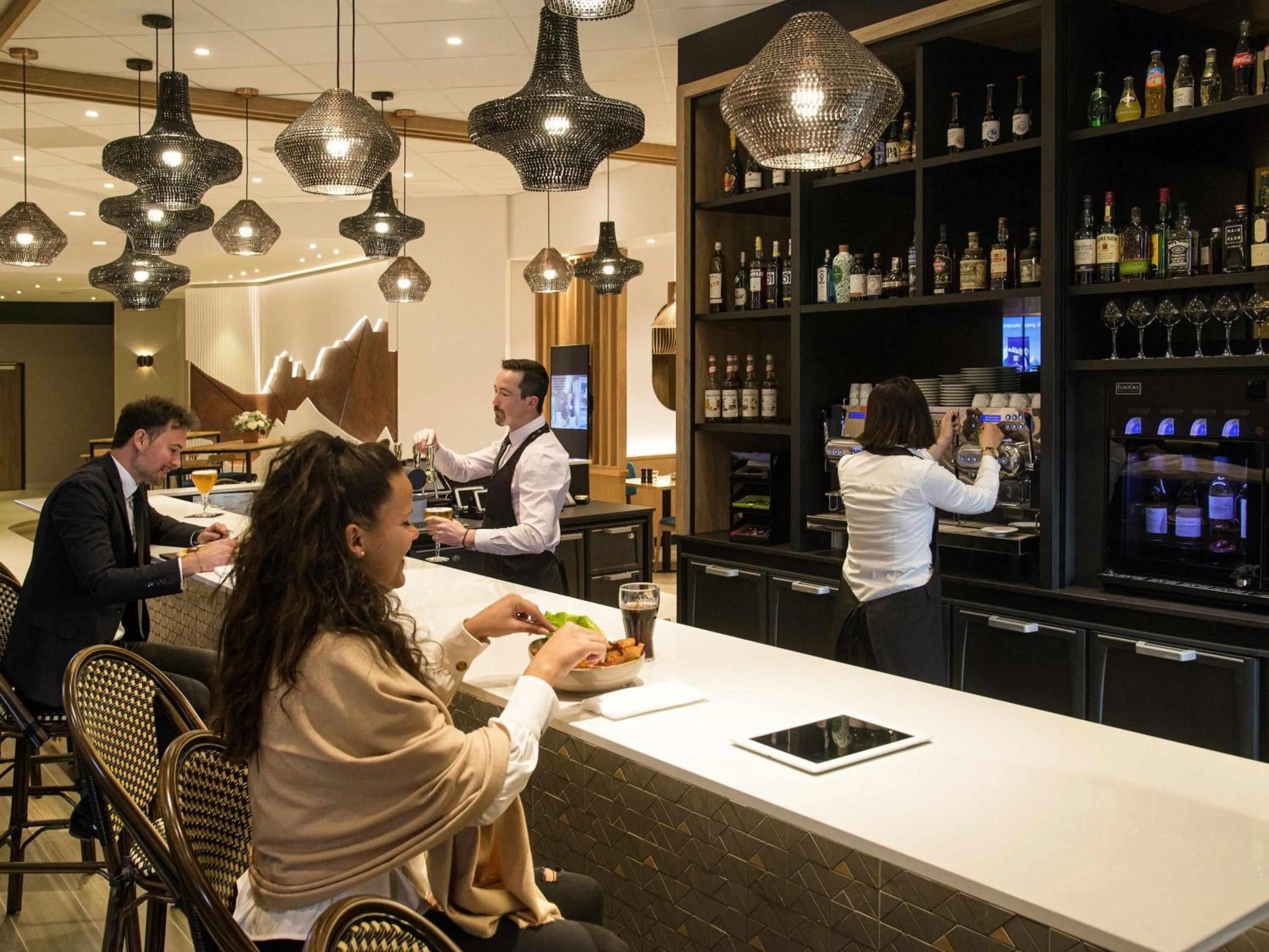 Lounge or bar in Novotel Nice Arenas Aeroport