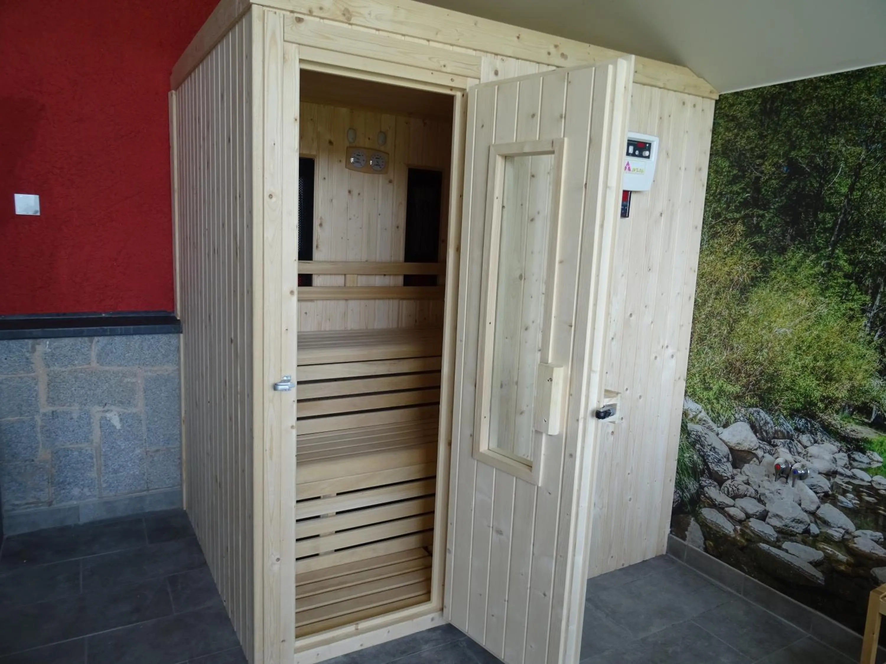Sauna in CicloLodge