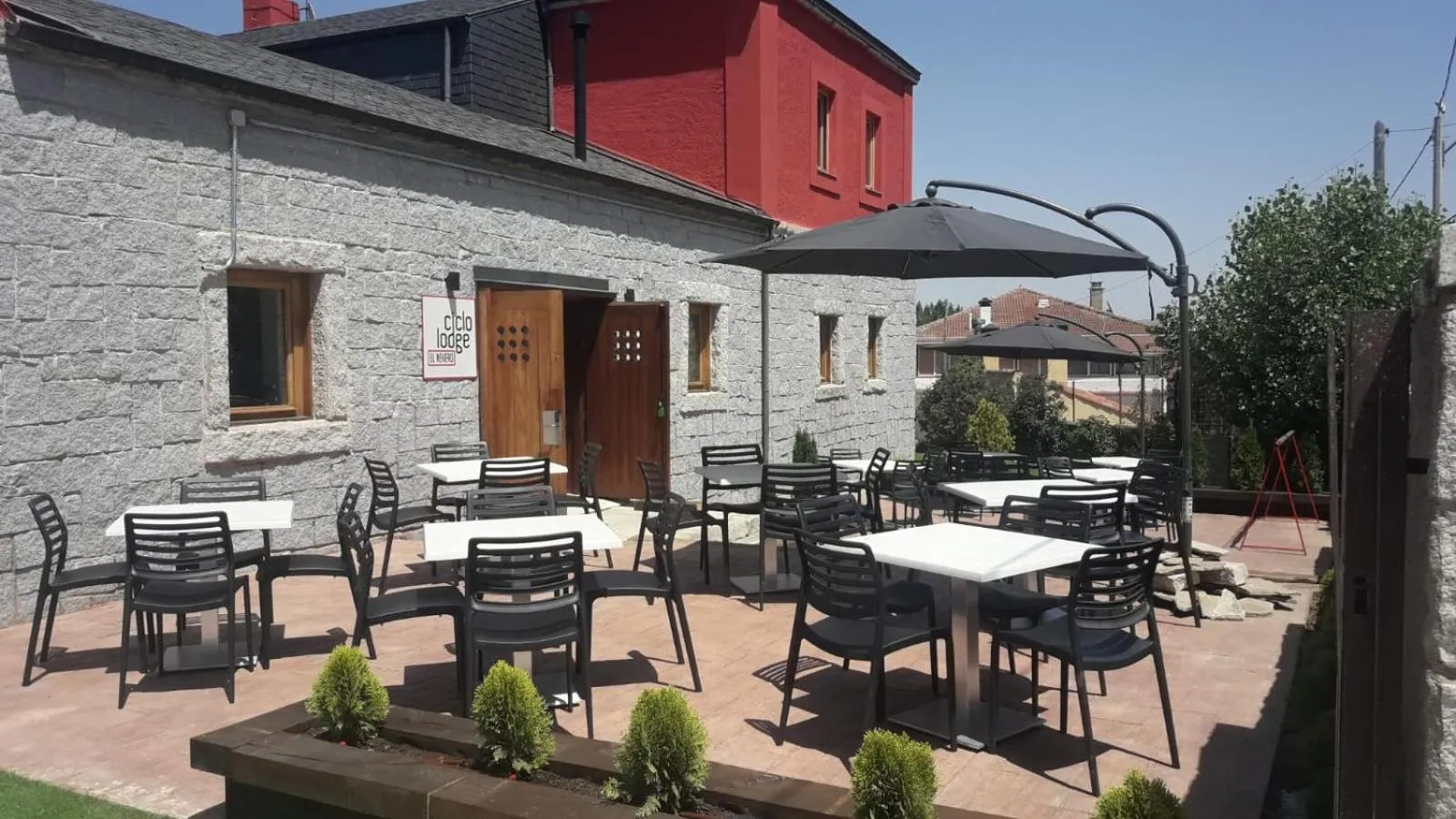 Facade/entrance in CicloLodge