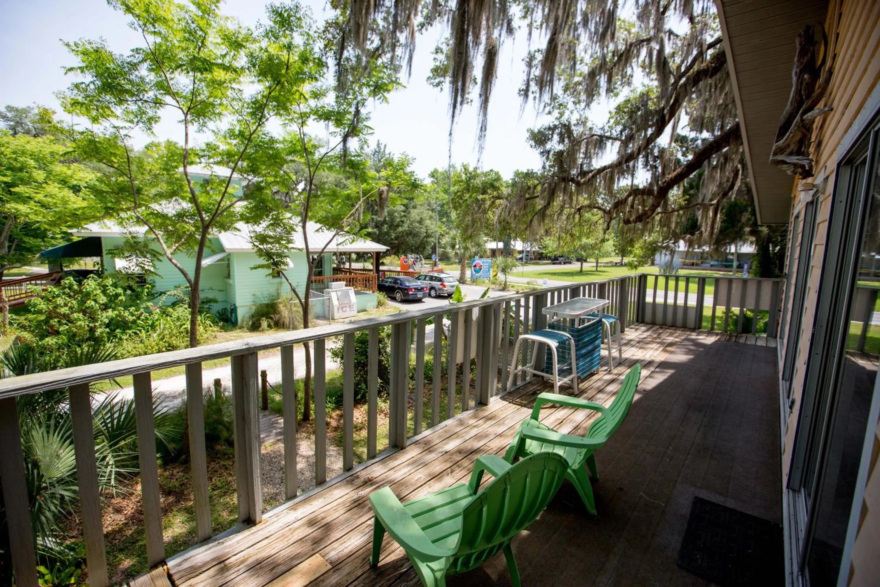 Bird's eye view in Riverfront Treetop Bungalow