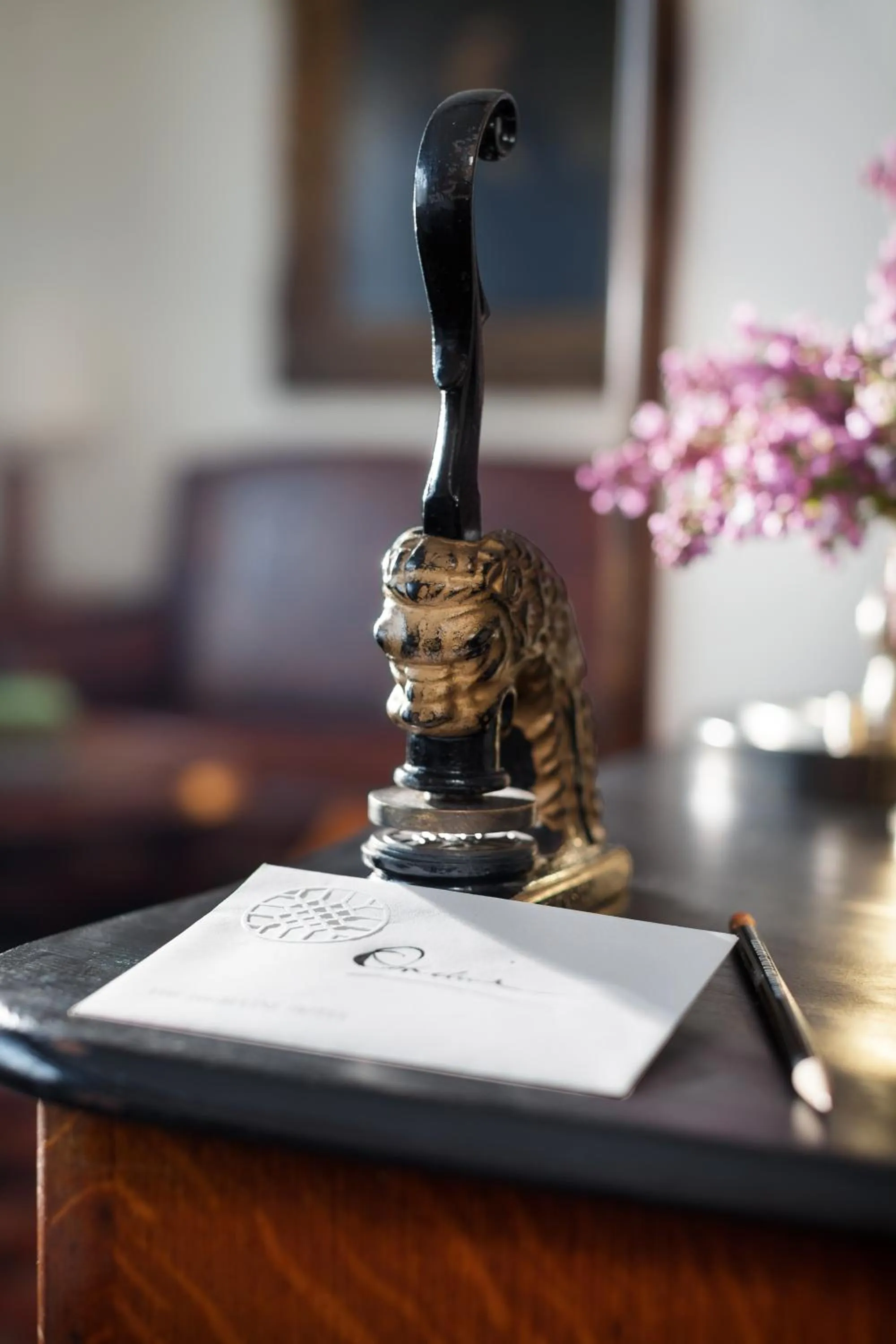 Decorative detail in The High Line Hotel