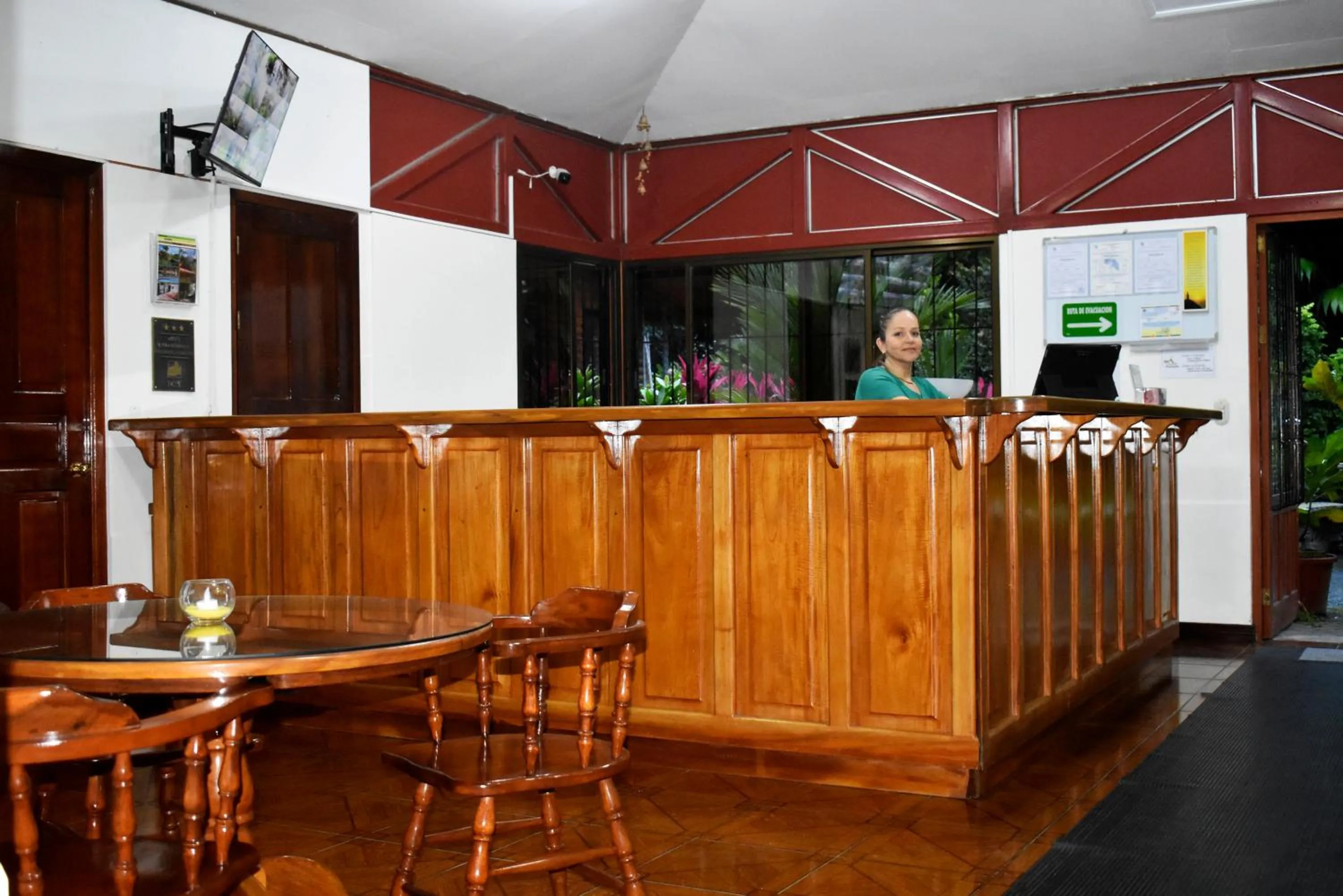 Lobby or reception in Hotel Arenal Country Inn