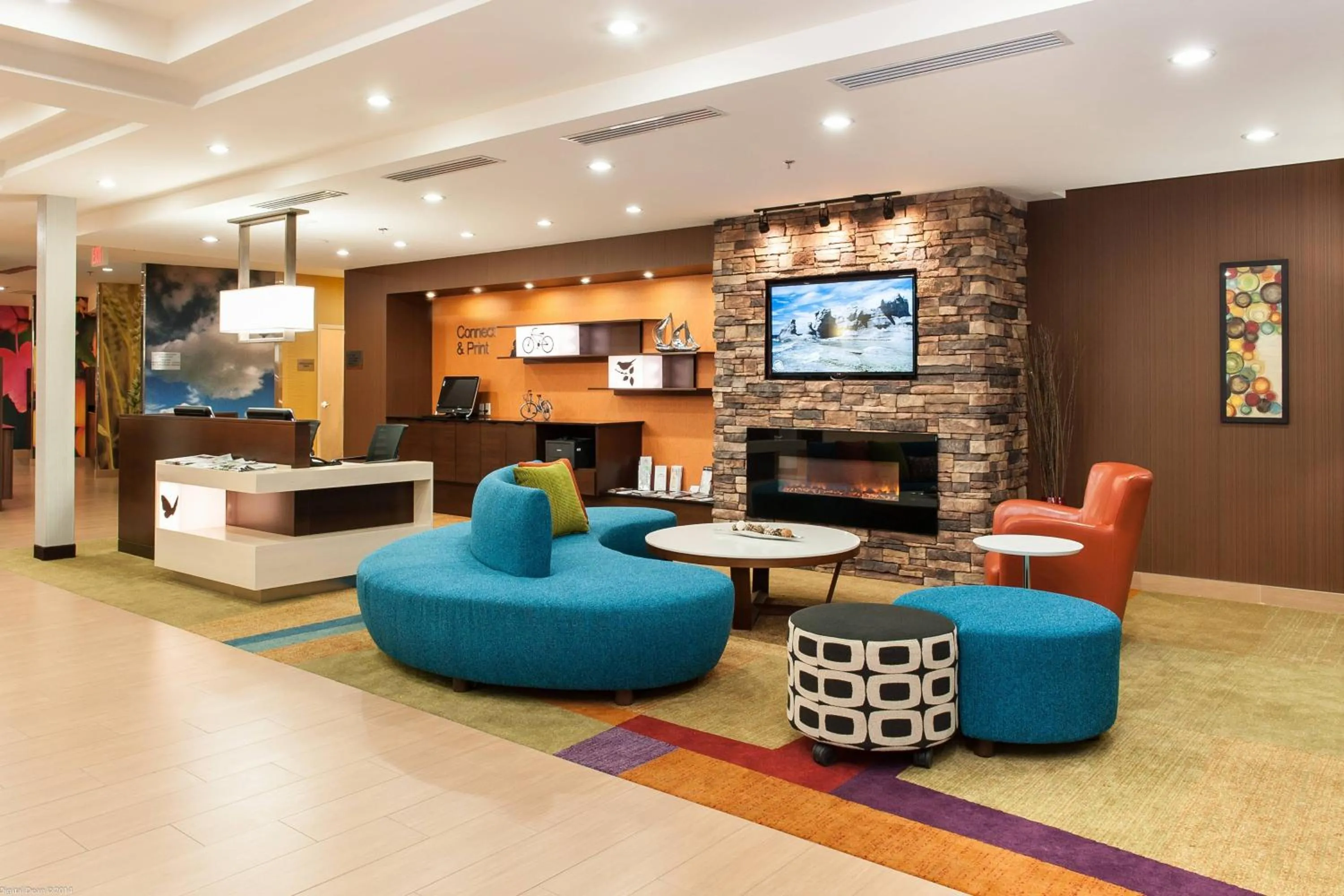 Lobby or reception in Fairfield Inn & Suites by Marriott Vernon