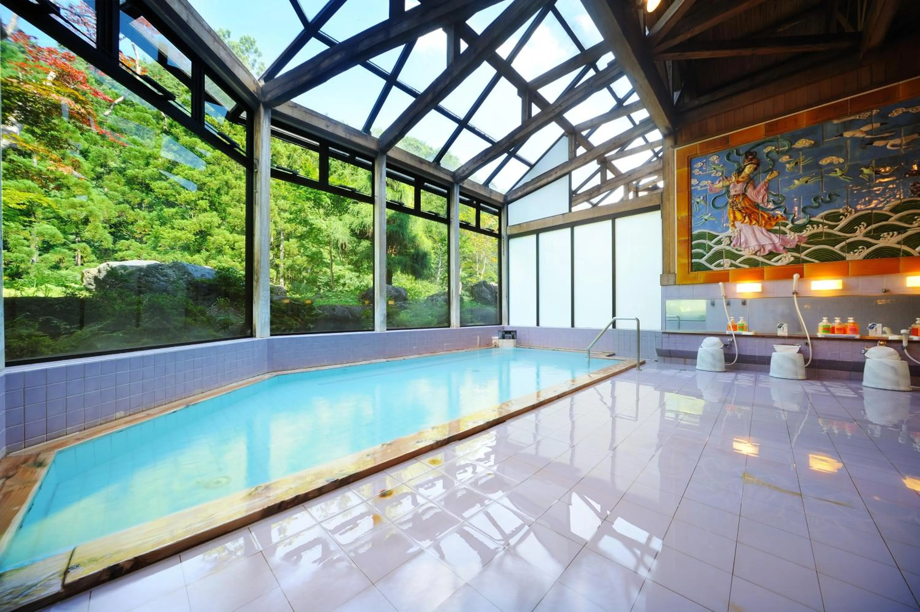 Hot Spring Bath in Yukaen